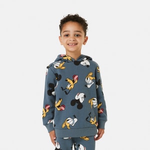 Mickey Mouse License Print Pull Over Hoodie - Kmart