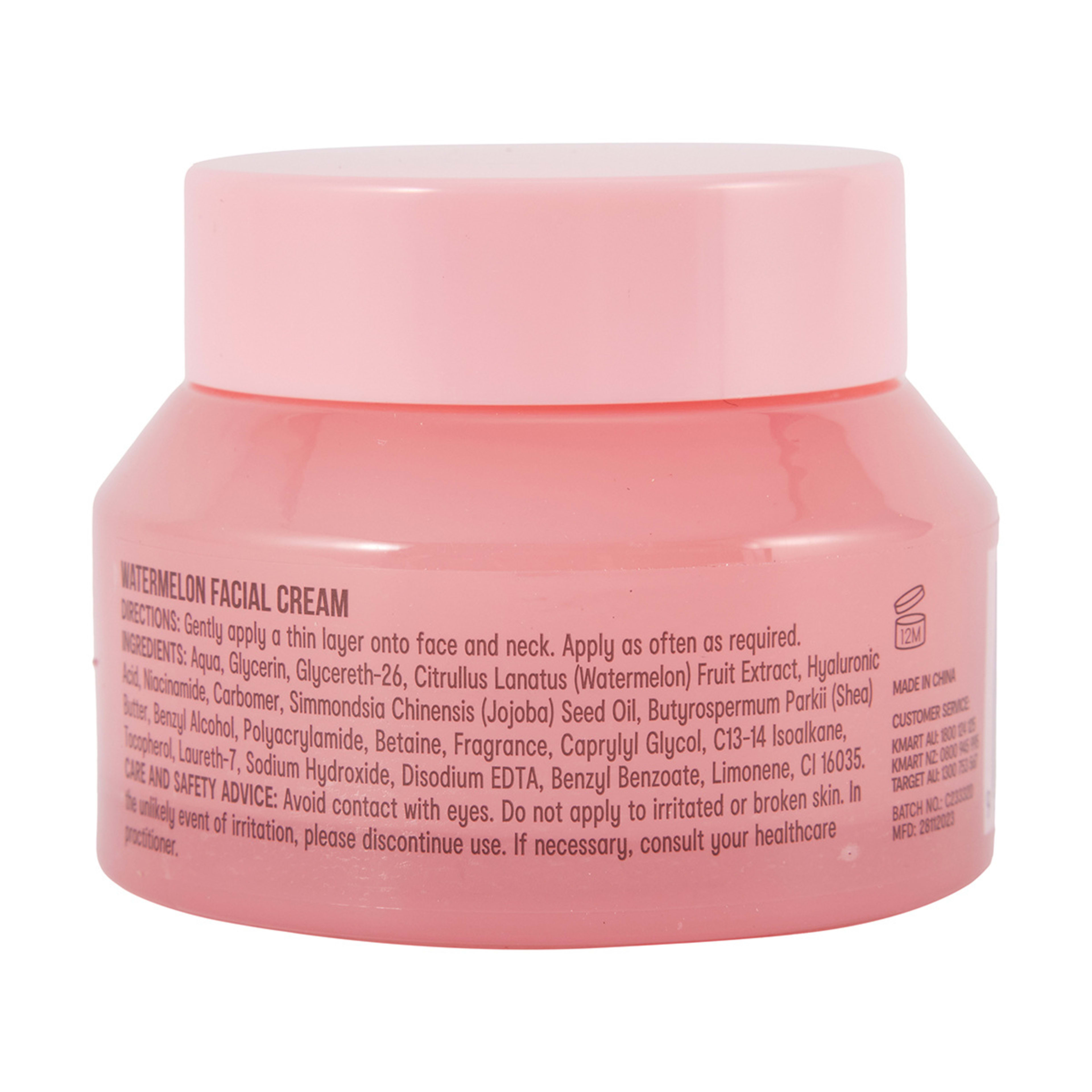 6 OXX Skincare Watermelon Facial Cream 50ml - Niacinamide, Hyaluronic Acid and Watermelon Extract, 6 of 6