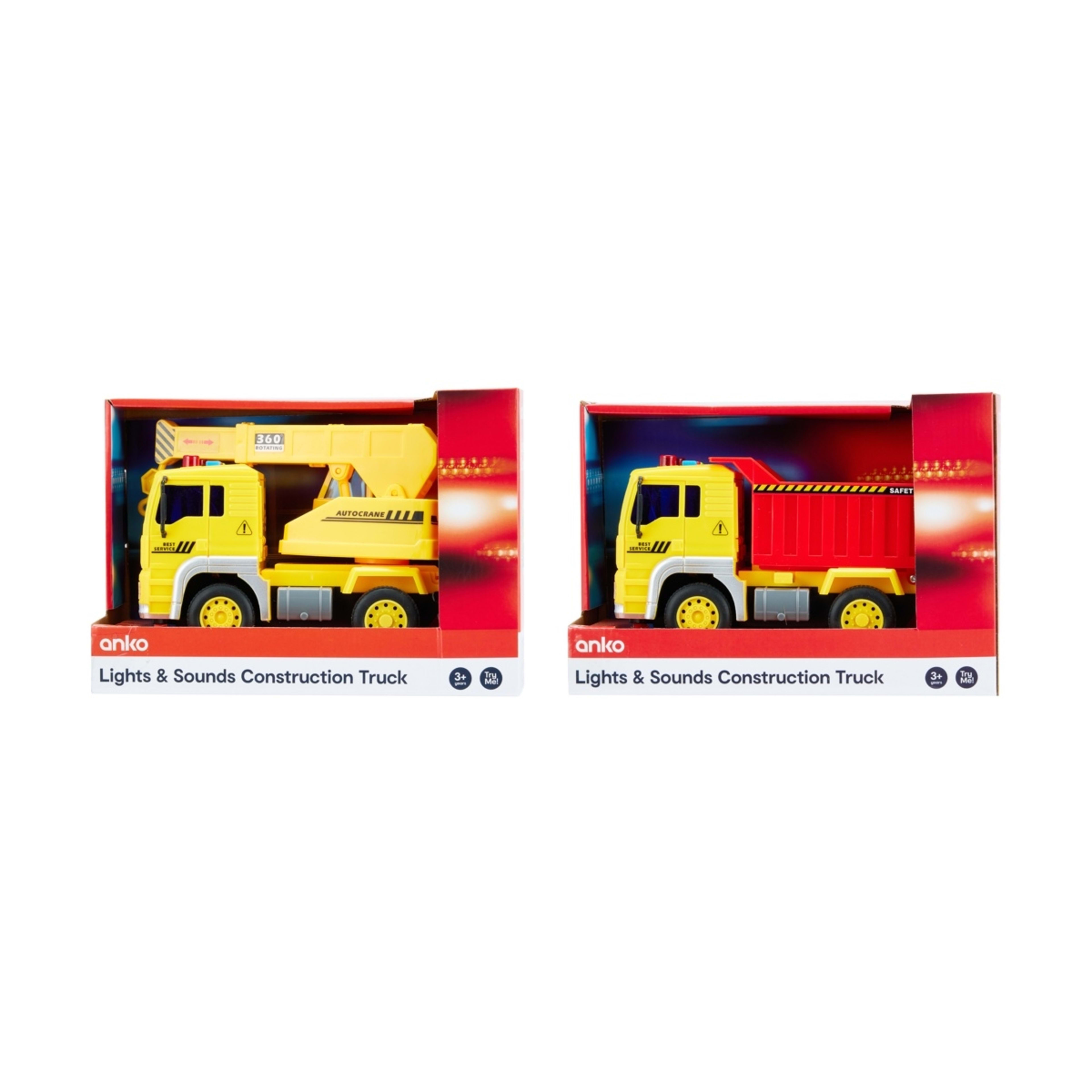 1 Lights & Sounds Construction Truck - Assorted
