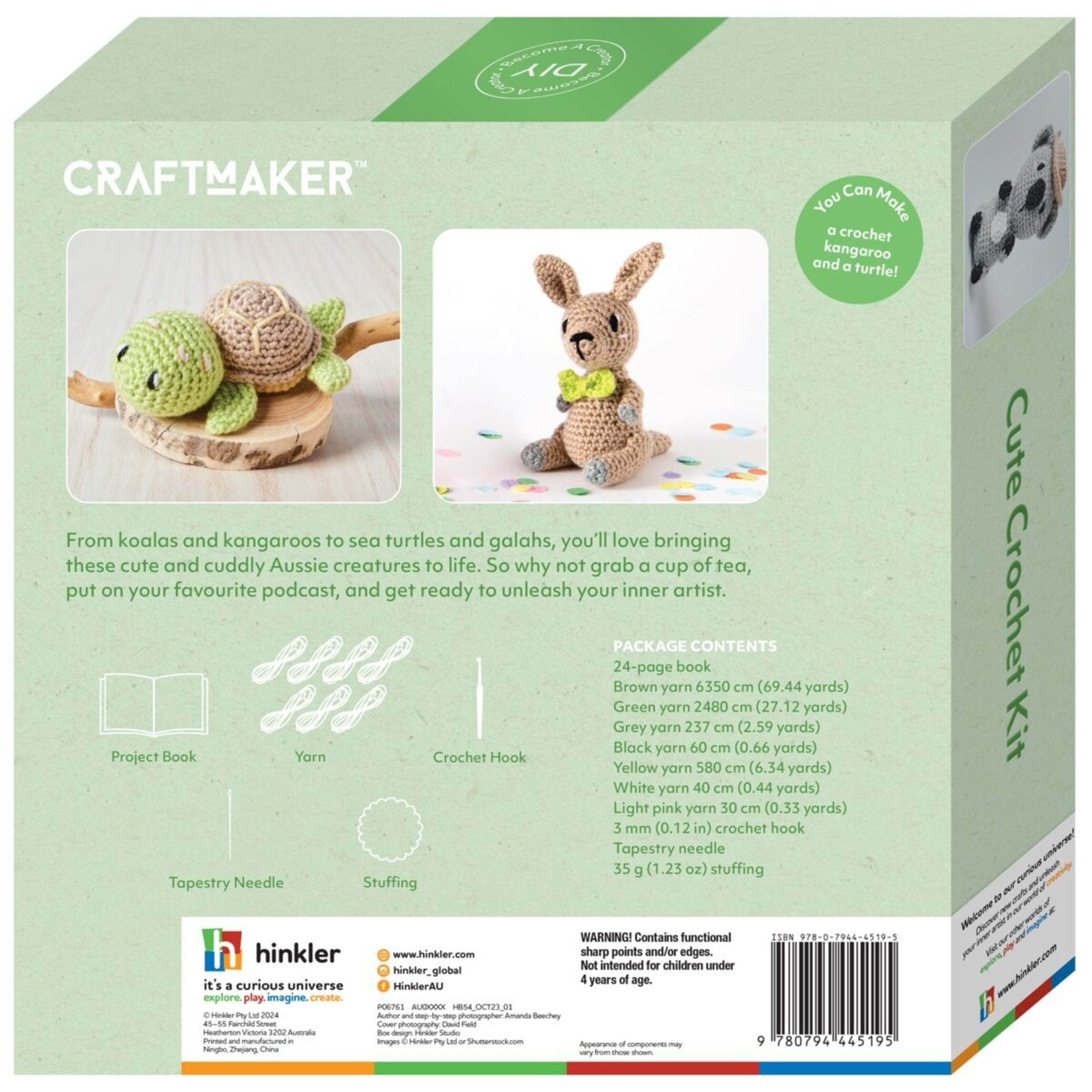 8 Craft Maker Cute Crochet Kit, 8 of 8