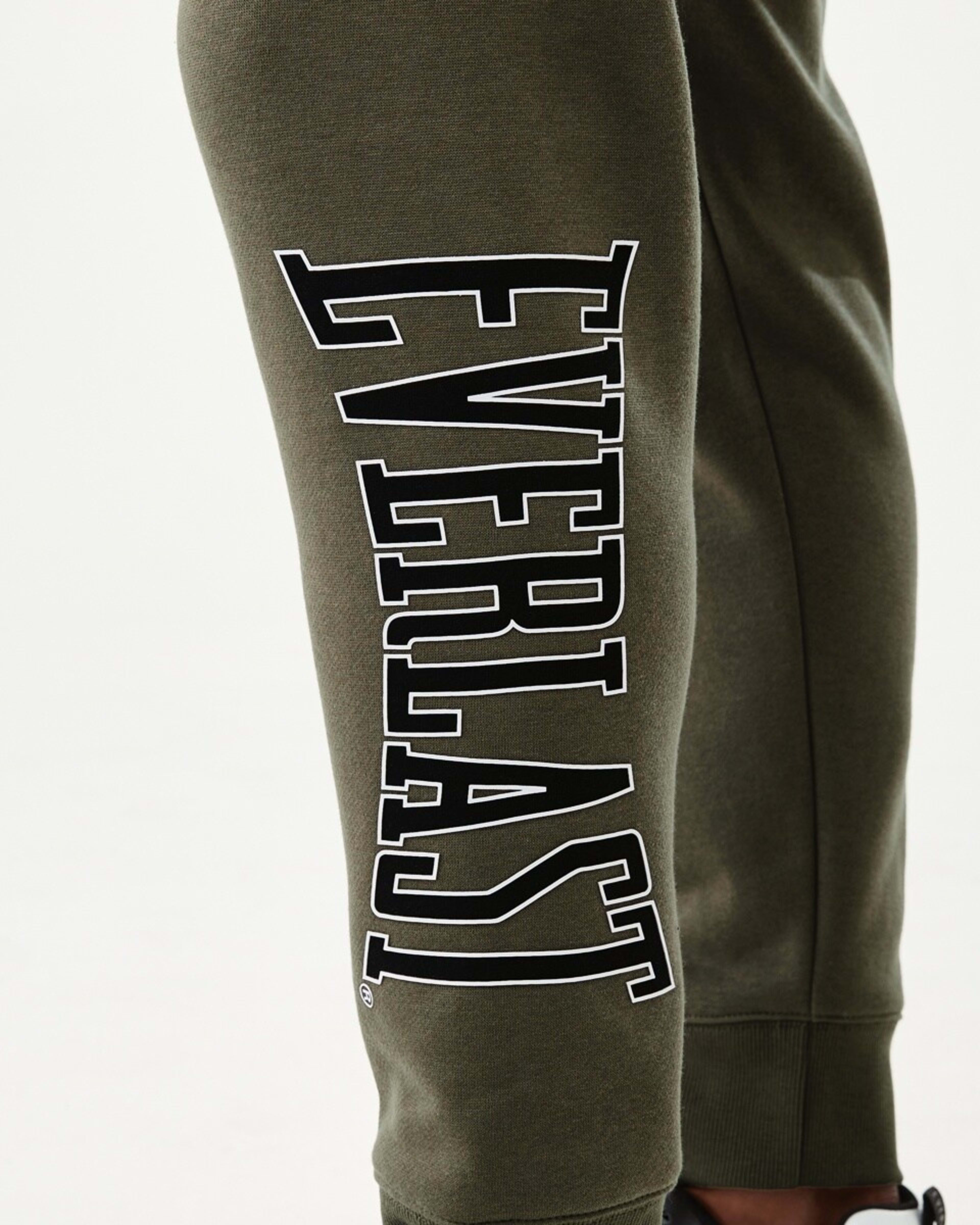 6 Everlast Mens Block Trackpants EVER KHAKI, 6 of 7