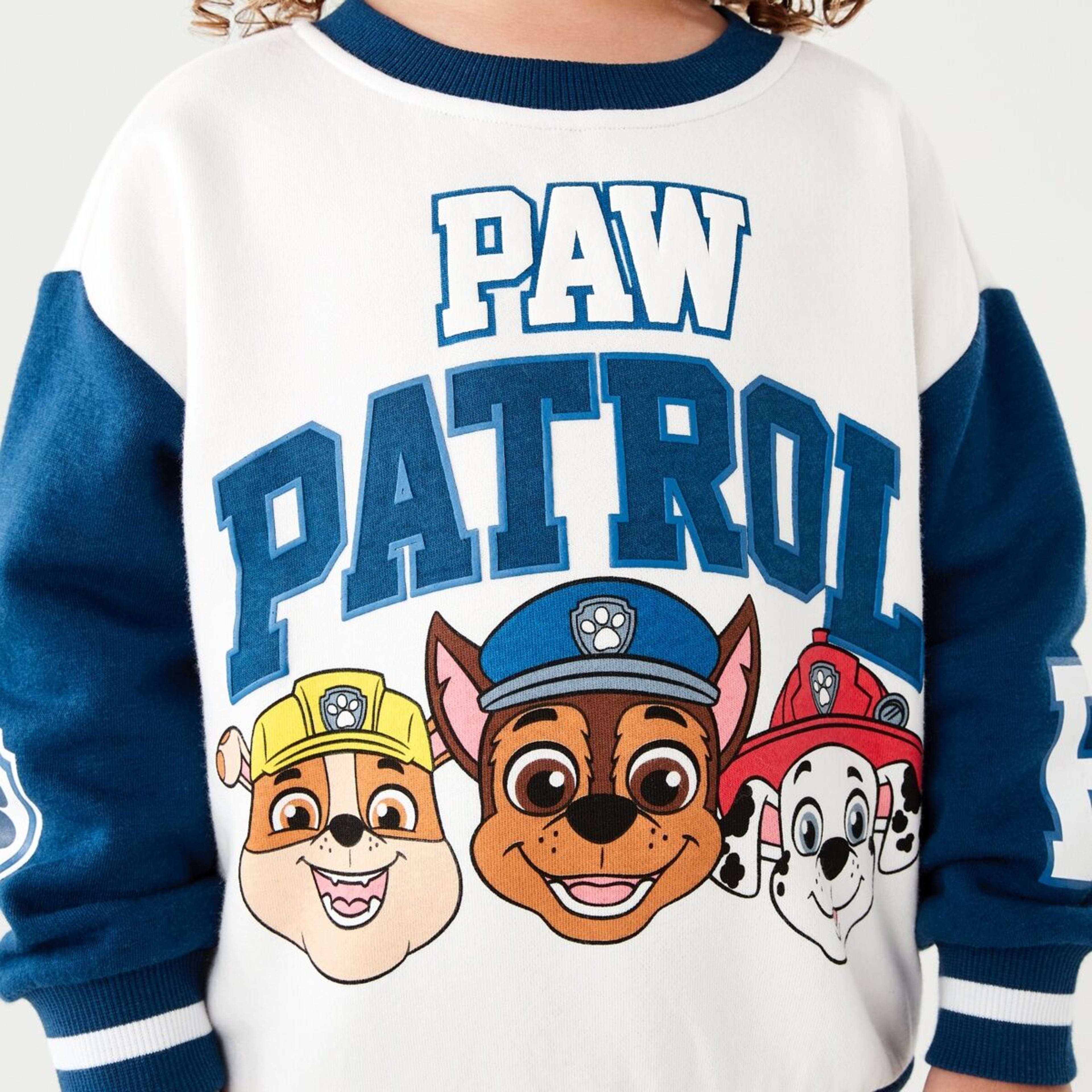 4 PAW Patrol License Print Crew Neck Sweatshirt Rubble Chase Marshall, 4 of 10