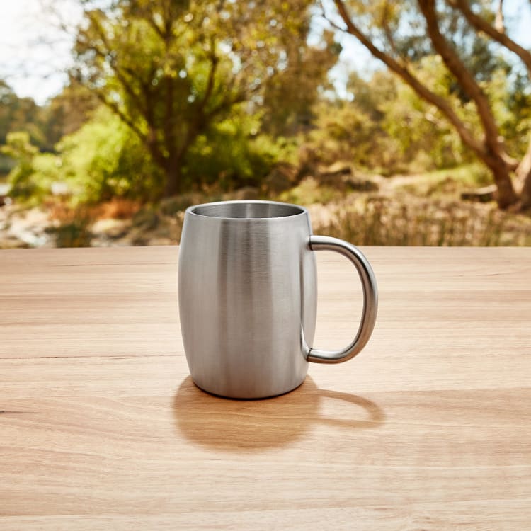450ml Stainless Steel Barrel Mug Kmart