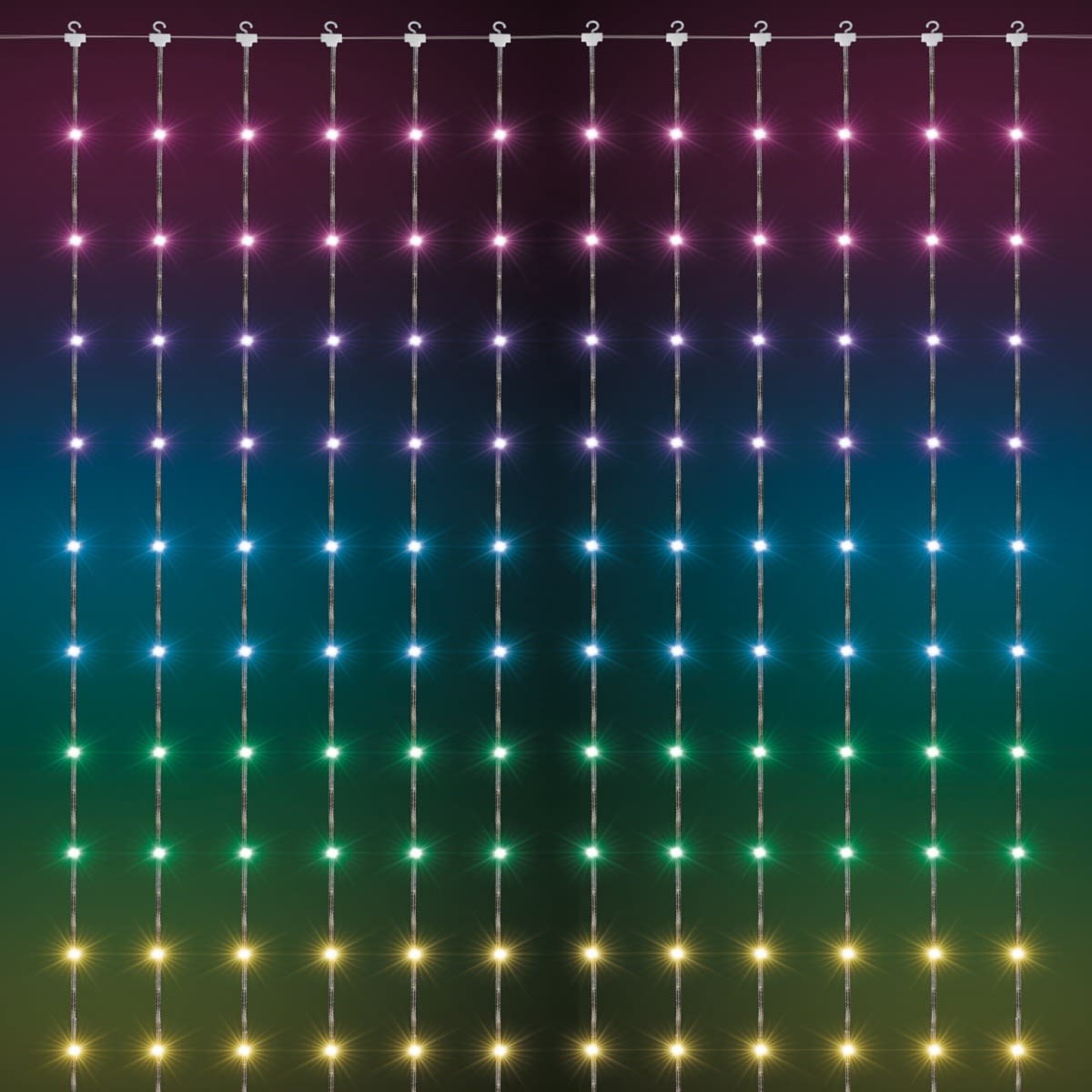 Mirabella Genio WiFi 240 LED RGB Pixel Curtain Lights Kmart