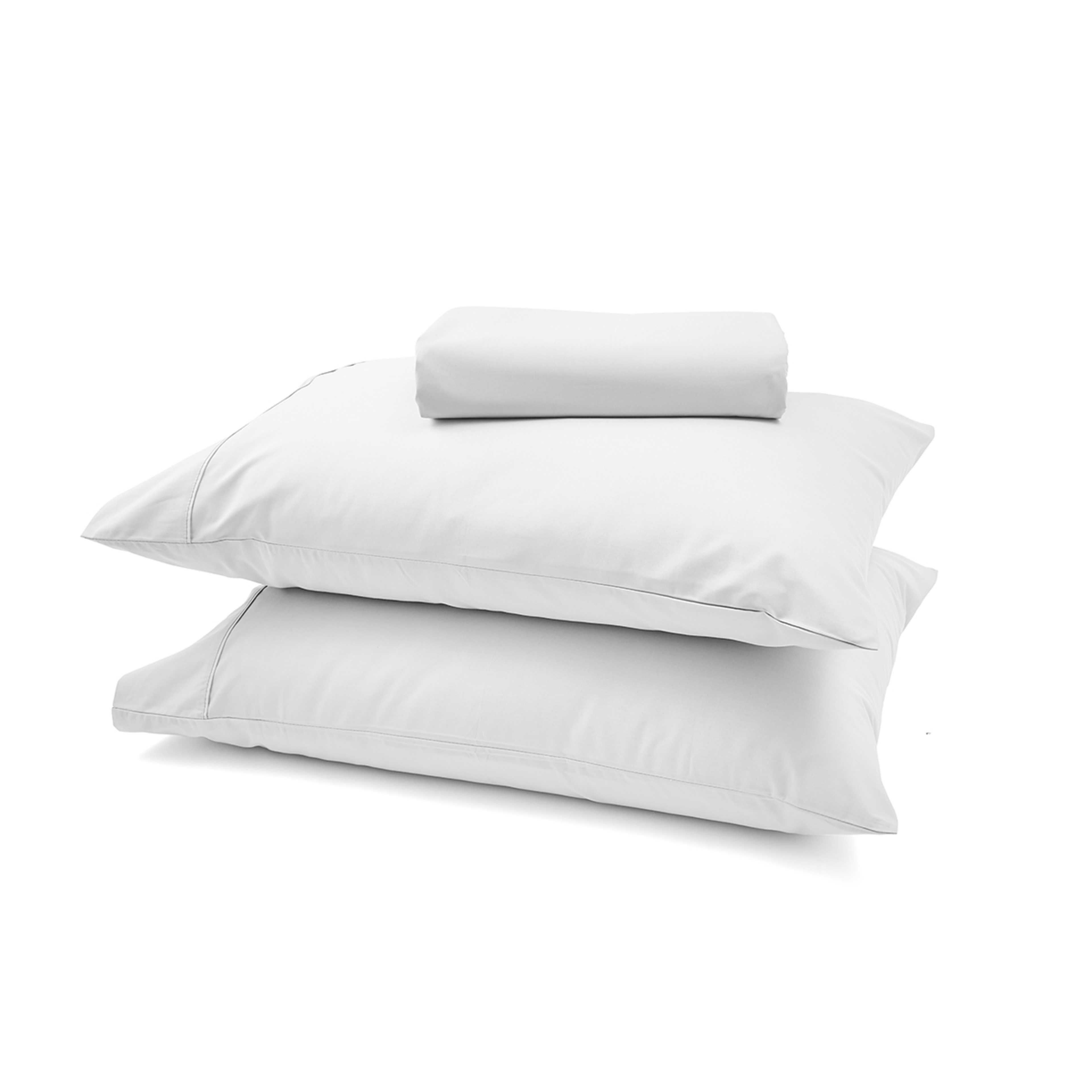 1 250 Thread Count Cotton Rich Sheet Set - Queen Bed, White