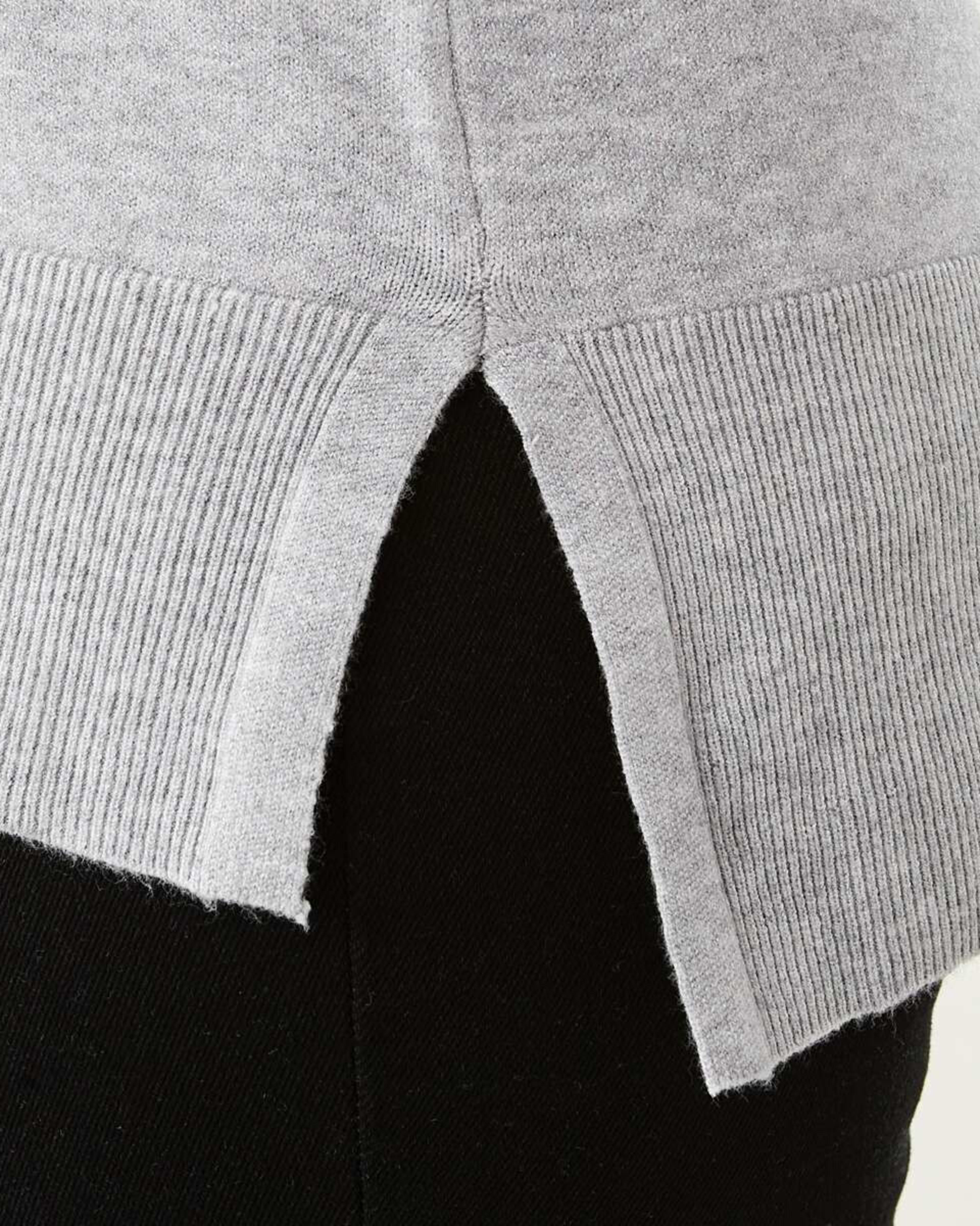 7 Crew Neck Lightweight Jumper Grey Marle, 7 of 7
