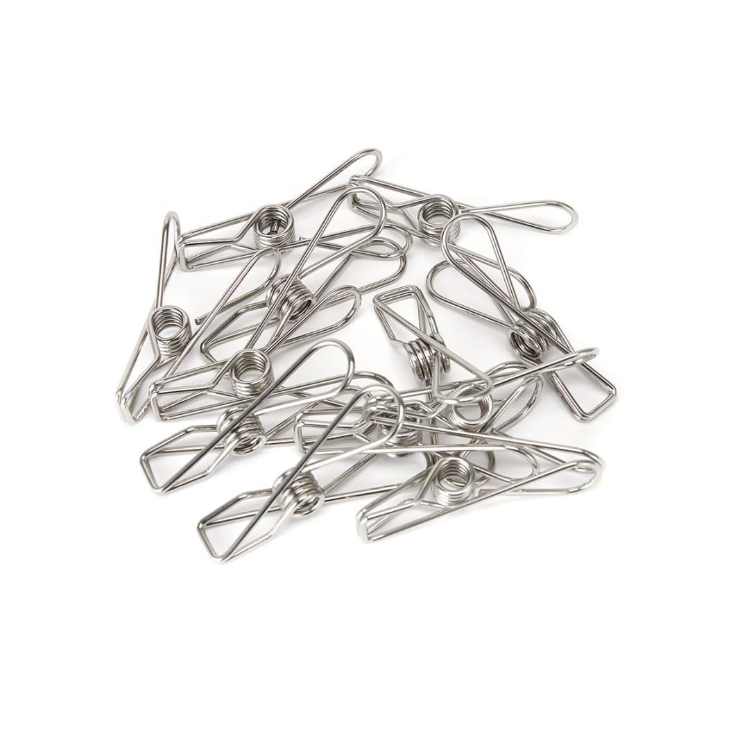 12 Pack Stainless Steel Pegs - Kmart