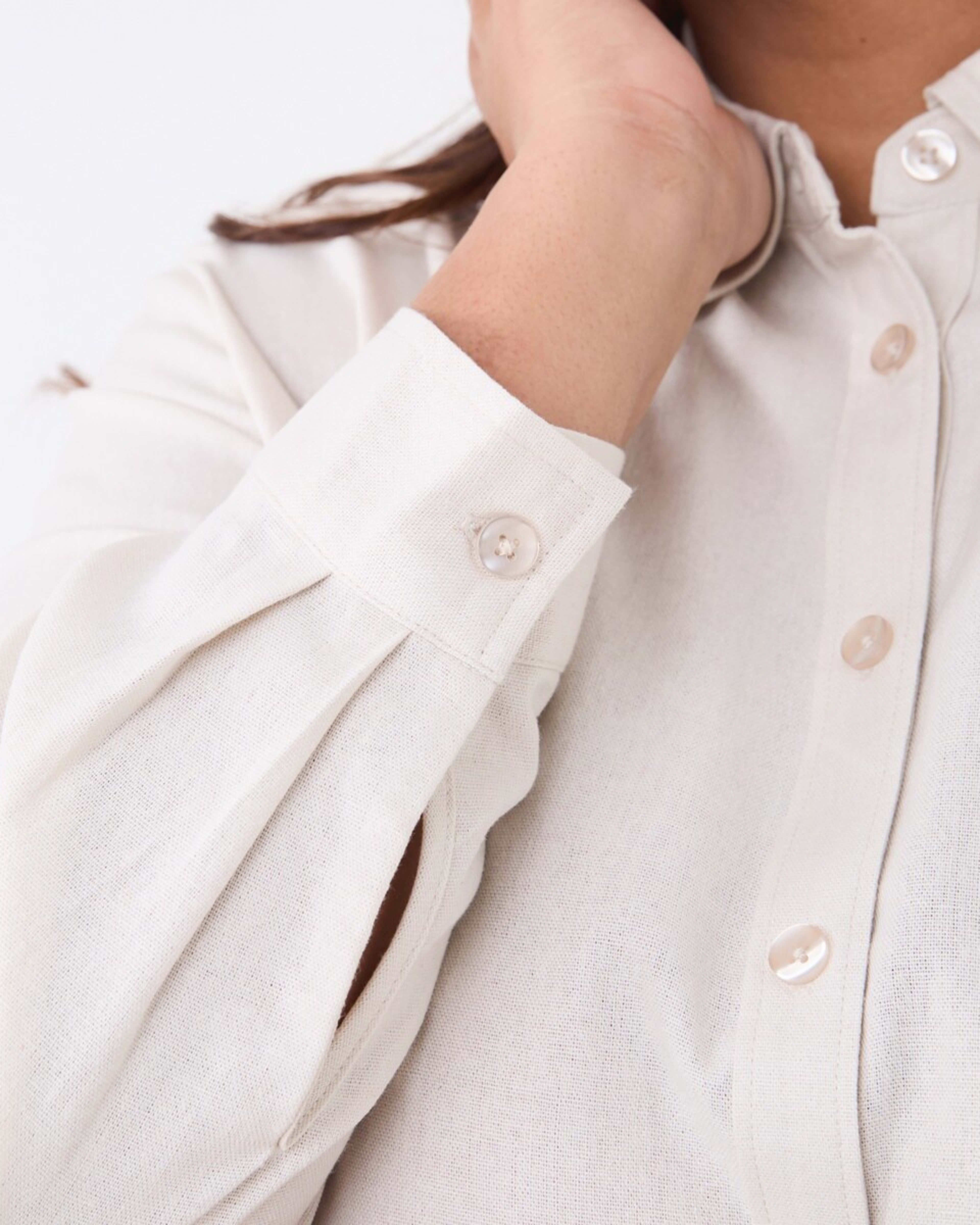 6 Curve Long Sleeve Shirt NATURAL BEIGE, 6 of 6