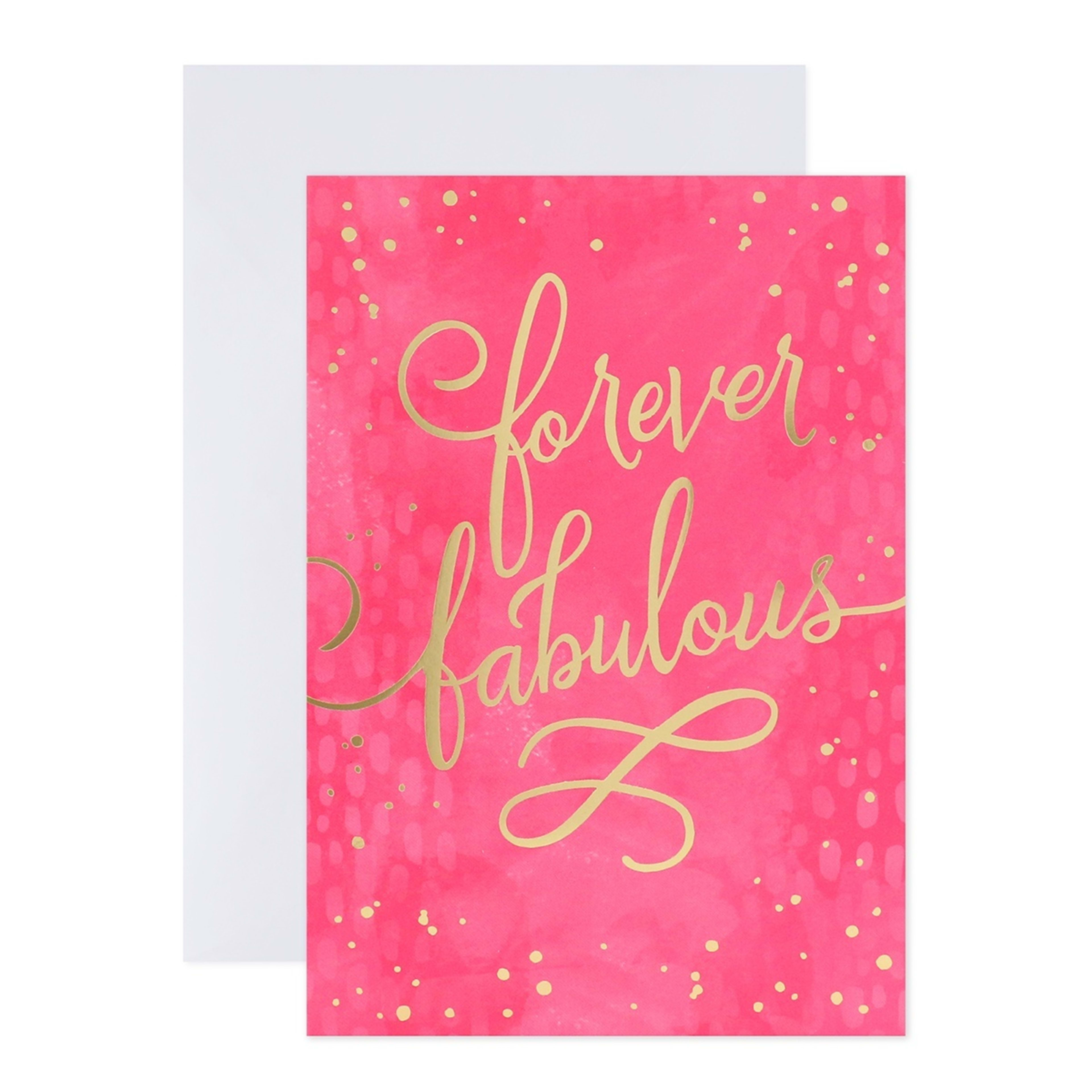 1 Connections from Hallmark Birthday Card - Forever Fabulous