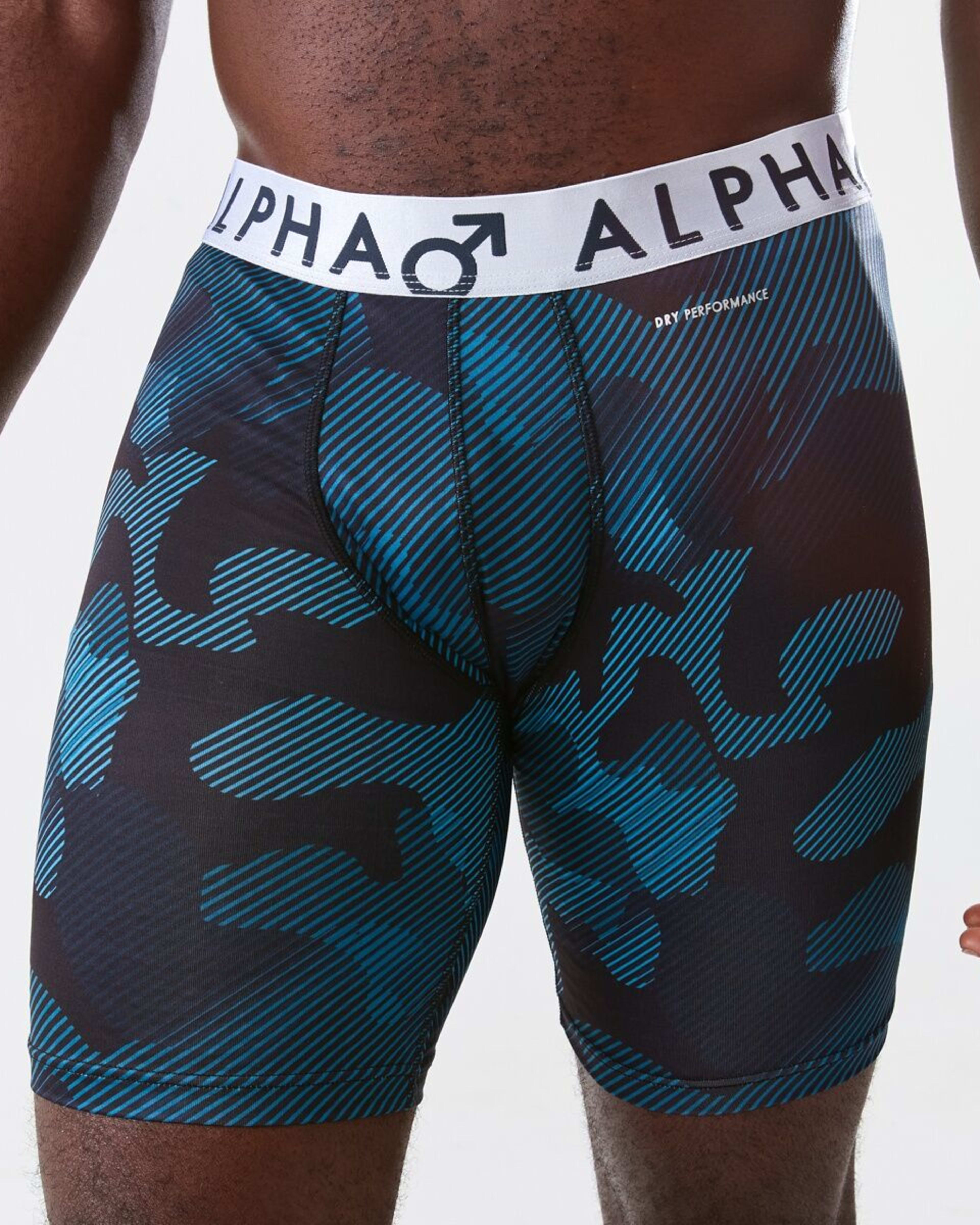 1 Long Leg Printed Sports Trunks LINE CAMO, 1 of 5