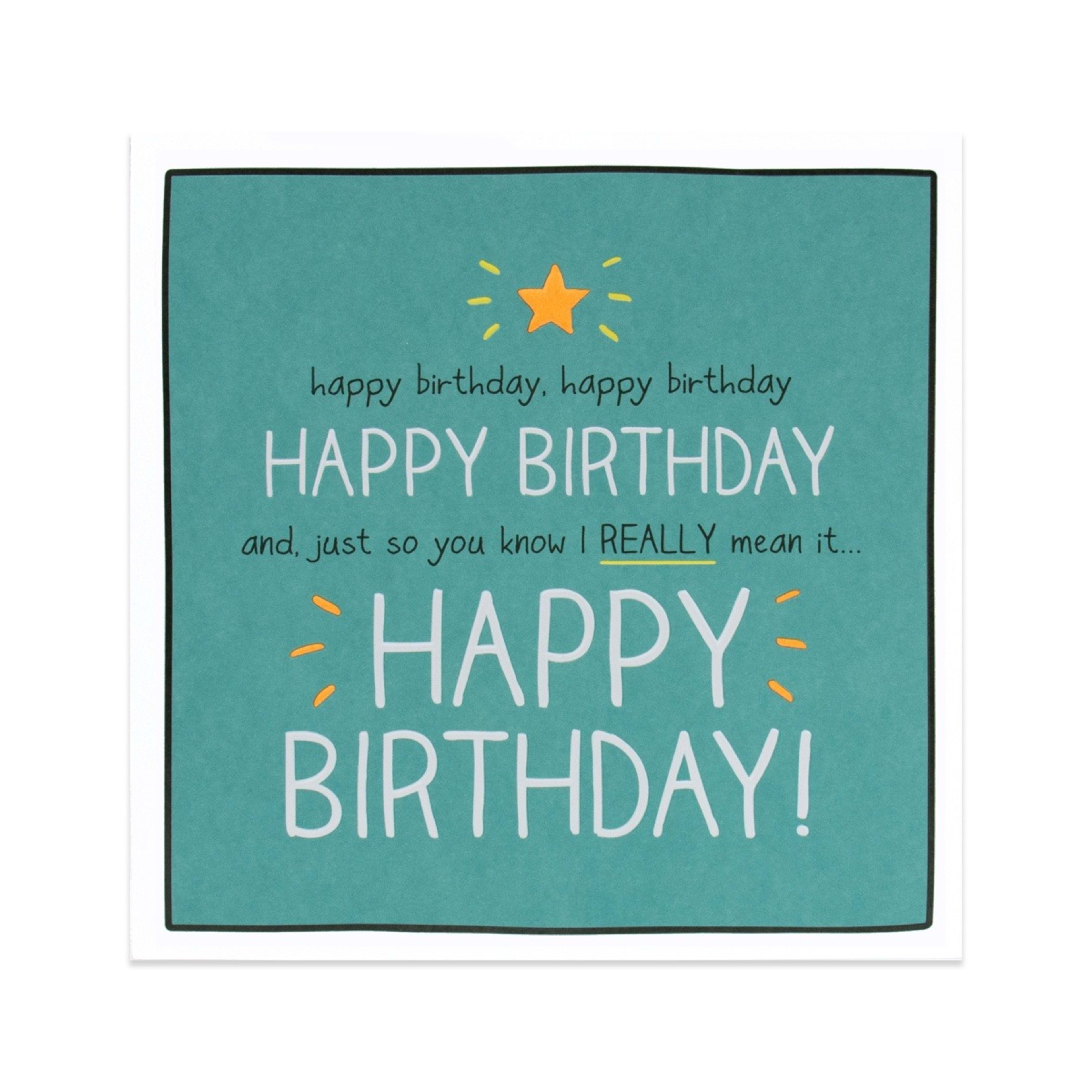 1 Hallmark Happy Birthday Card - Happy Birthday