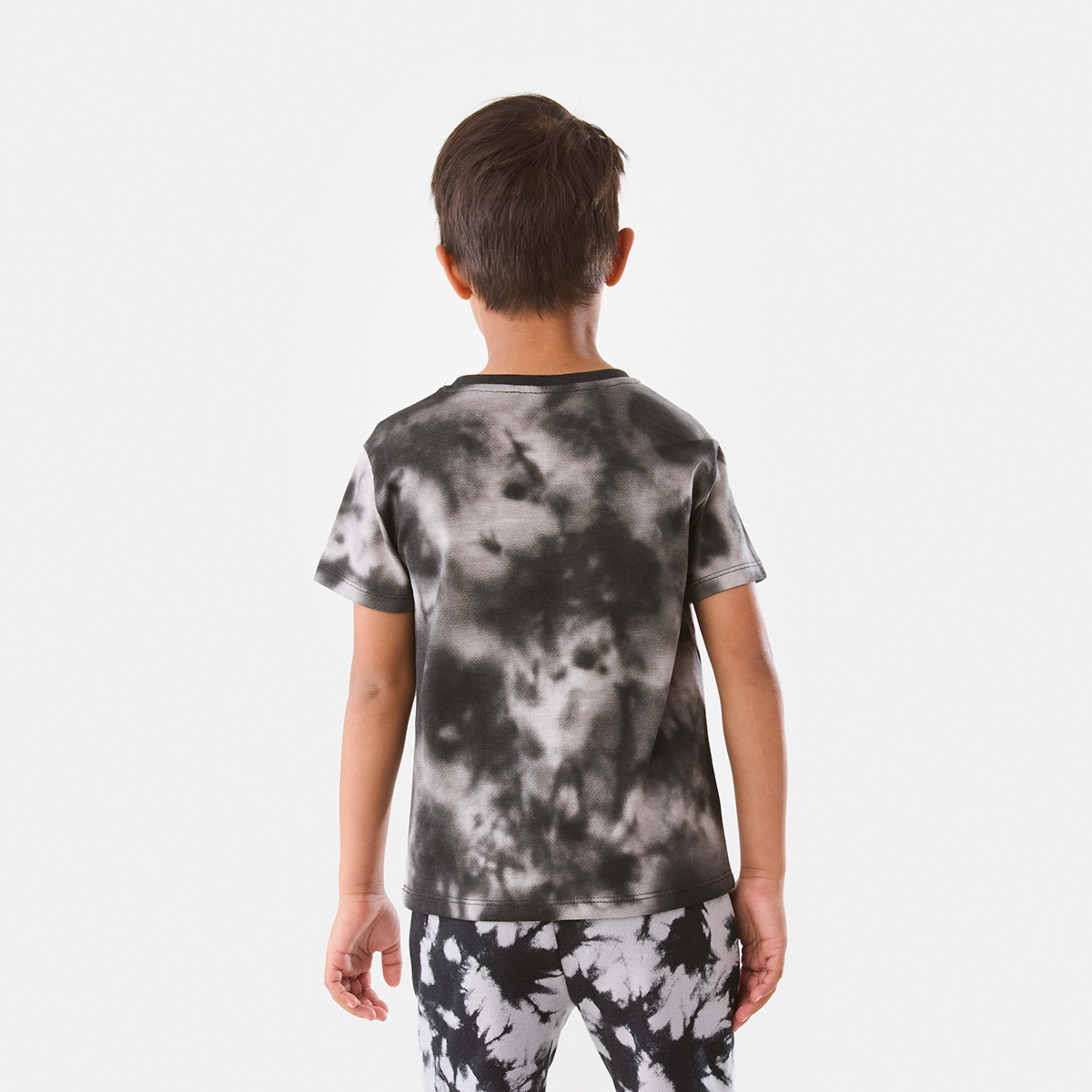 2 Tie-Dye Print T-shirt Black, 2 of 8