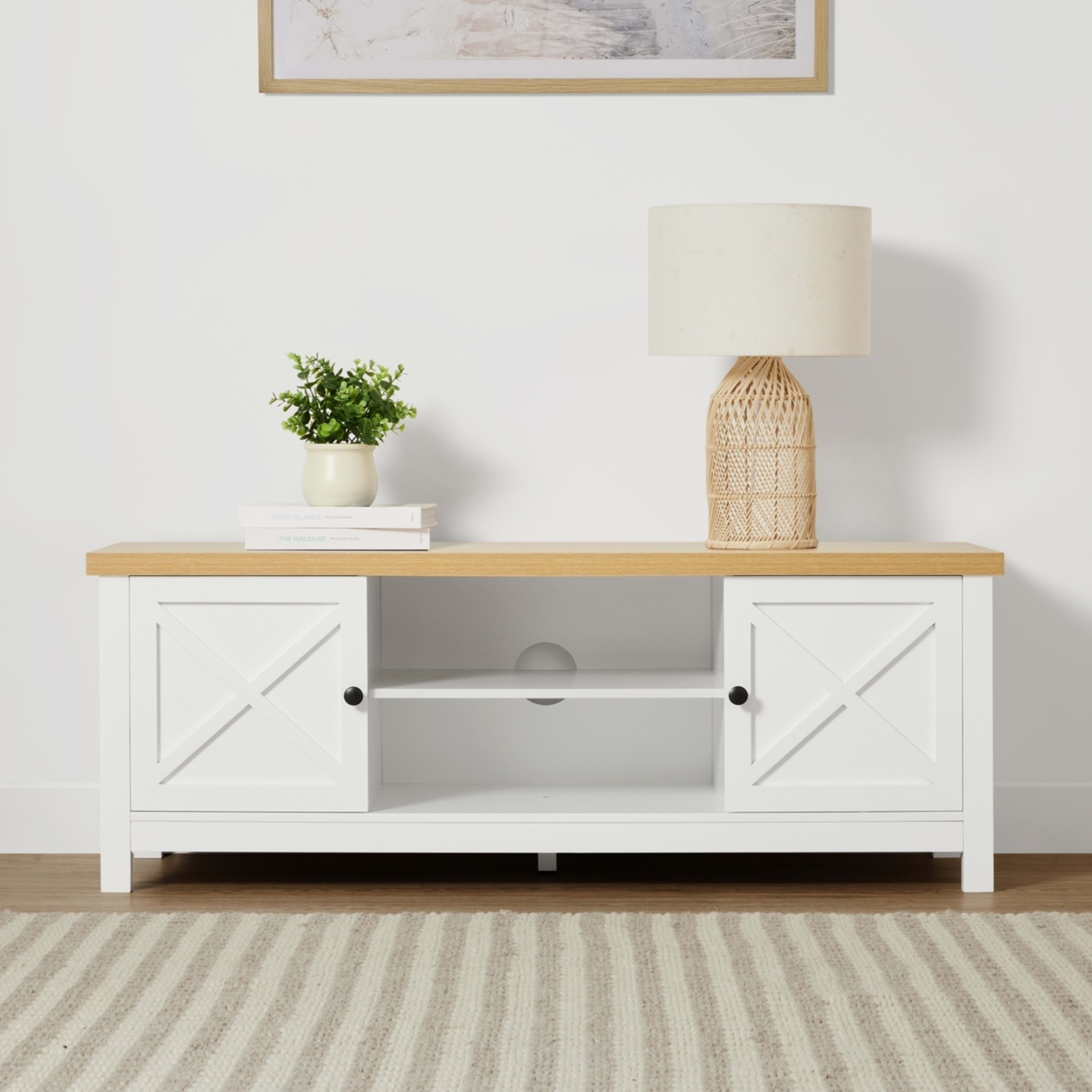 1 Camille Entertainment Unit - White