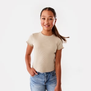 Short Sleeve Rib Top