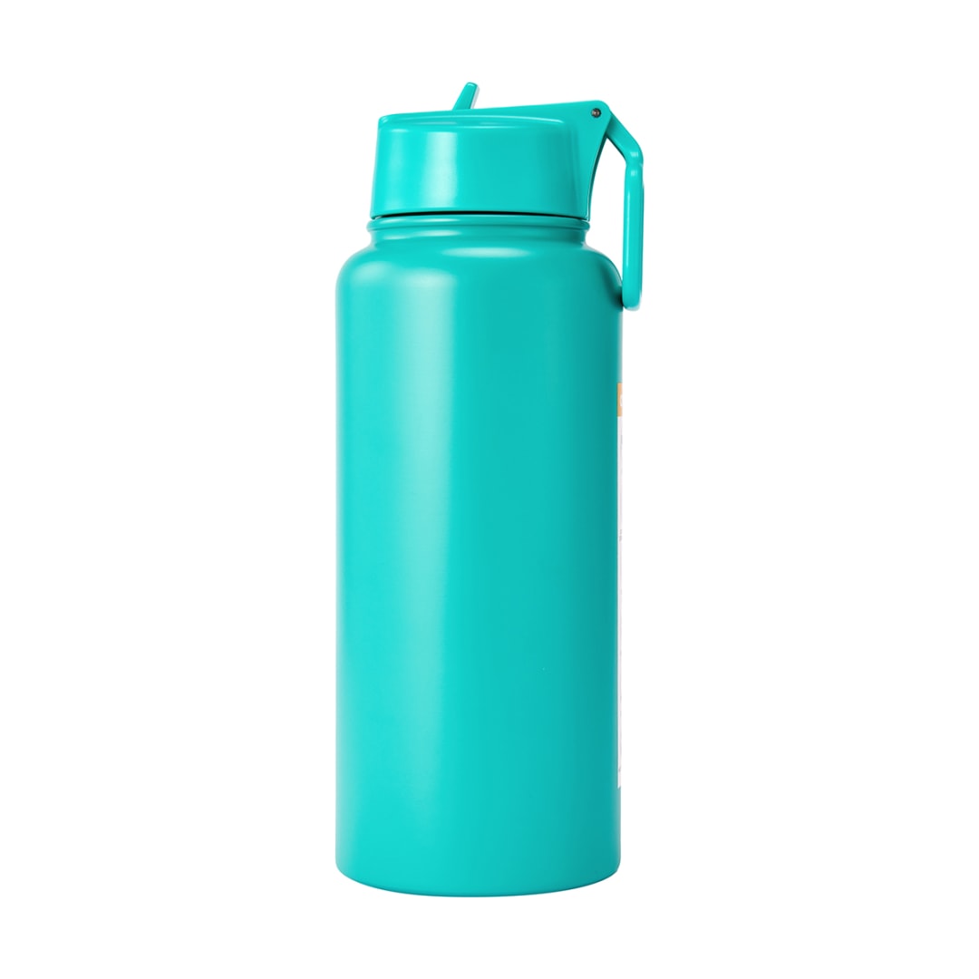 960ml Teal Double Wall Insulated Cylinder Drink Bottle Kmart