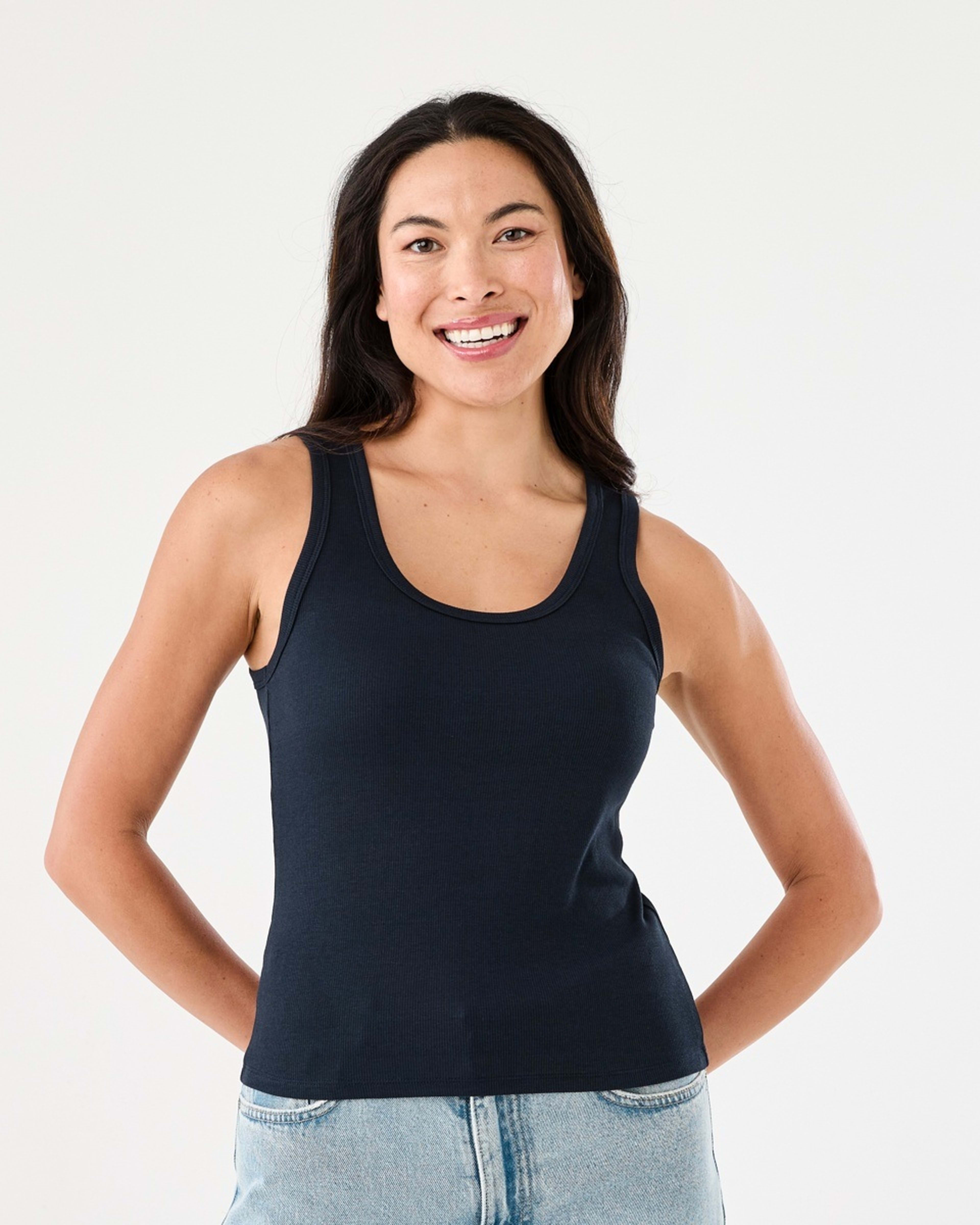 1 Sleeveless Rib Tank SKY CAPTAIN, 1 of 5