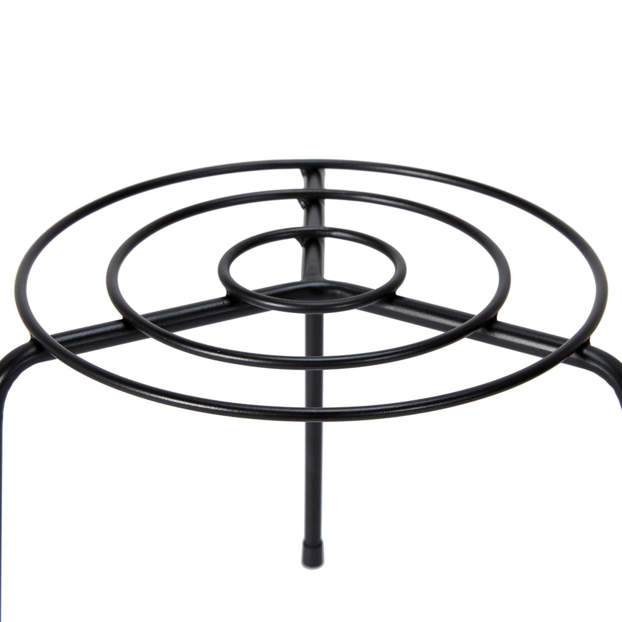 Circular Pot Stand Black Kmart