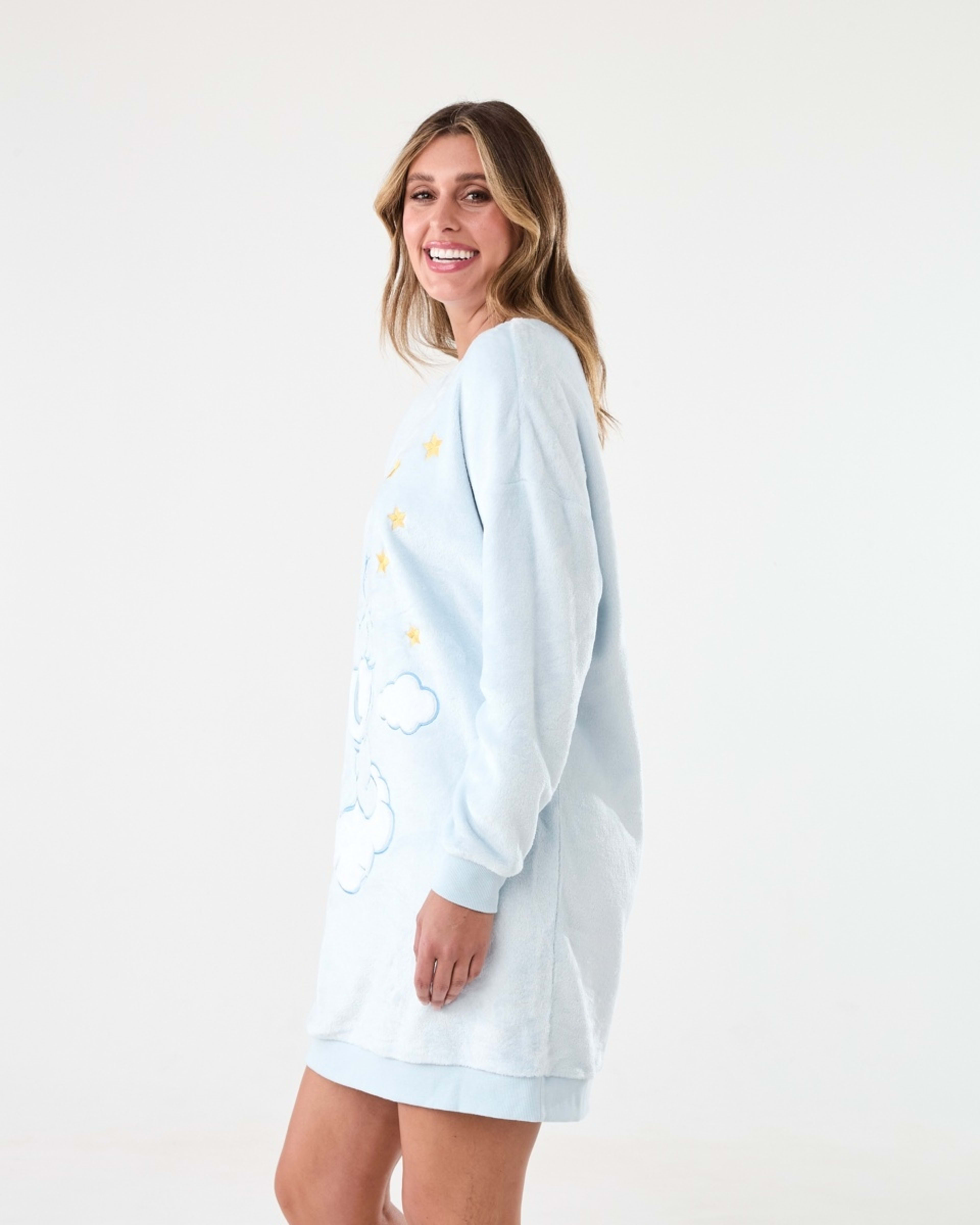 2 Care Bears License Long Sleeve Fleece Nightie Carebears1, 2 of 5