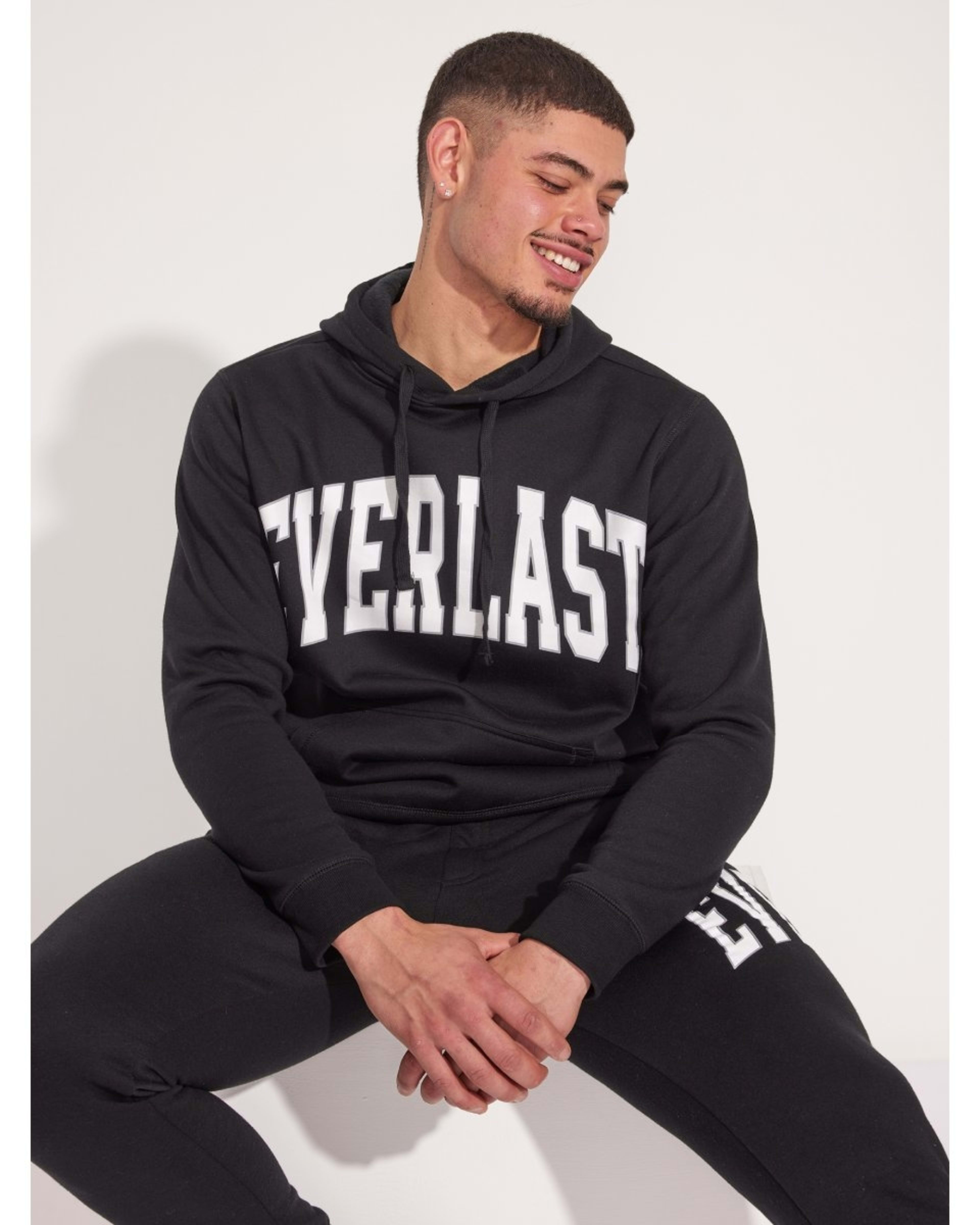 9 Everlast Mens Classic Sport Hoodie Ever Classic Black, 9 of 9