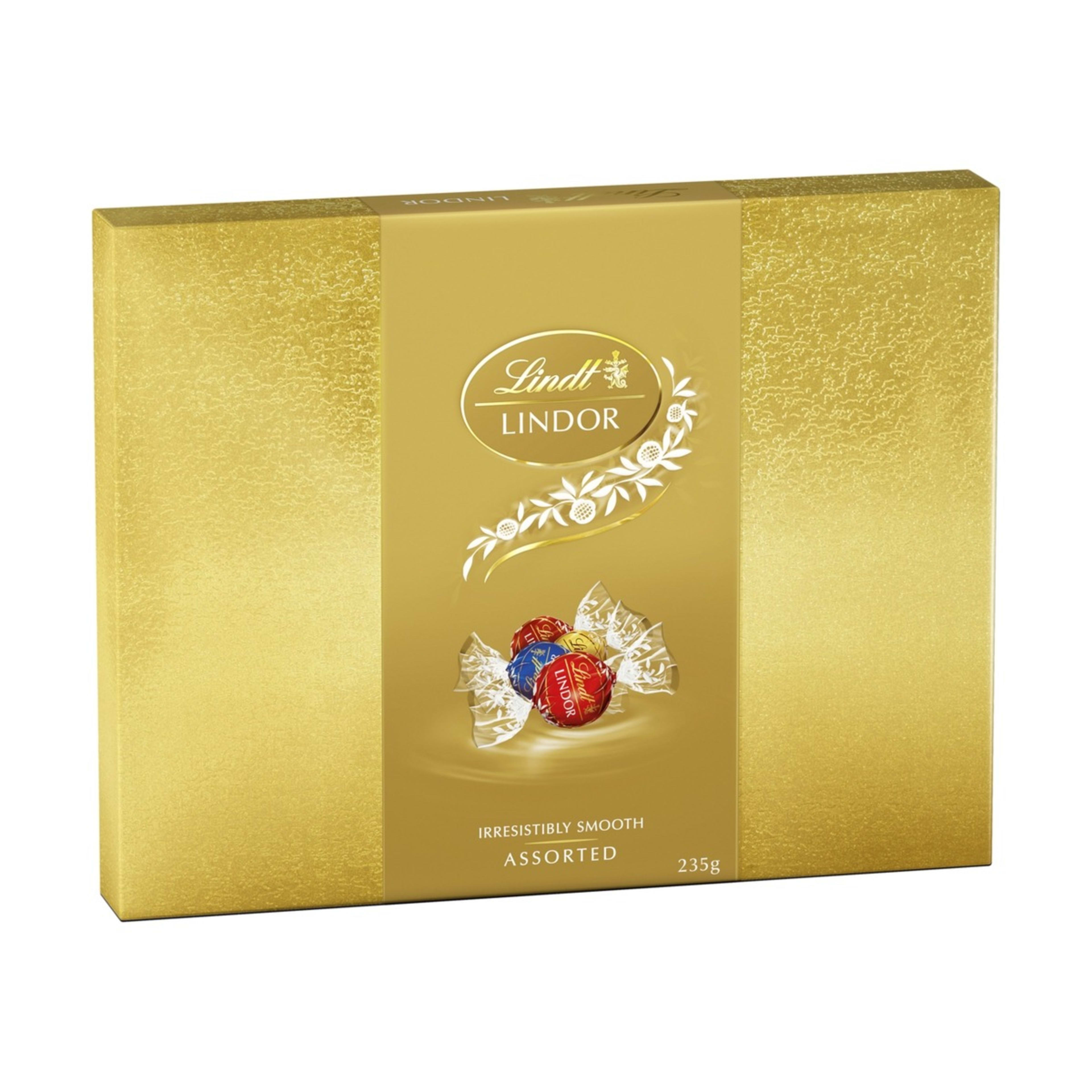 1 Lindt LINDOR Assorted Chocolate Gift Box 235g, 1 of 7