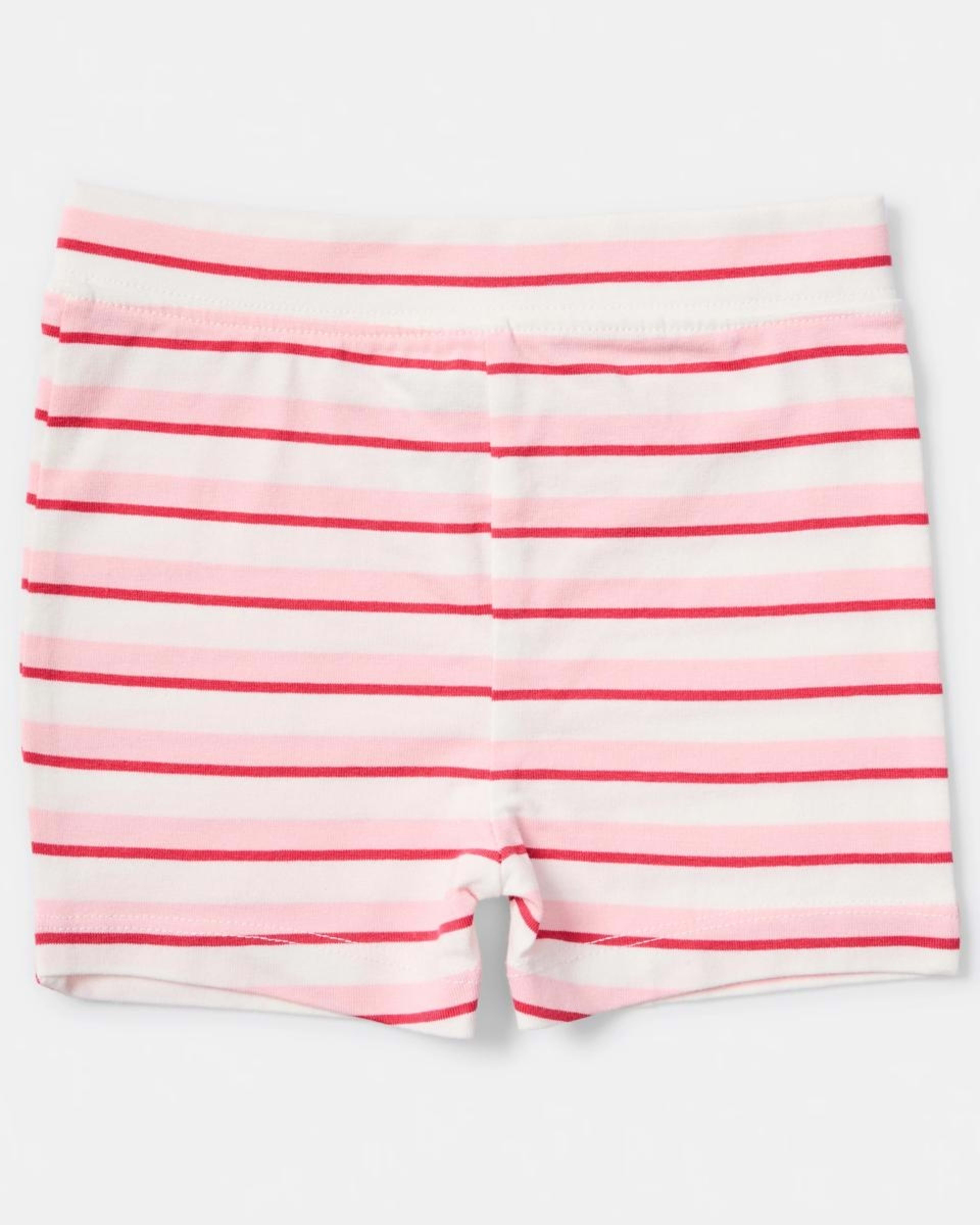 5 3 Pack Print Bike Shorts PINK CHERRY STRIPE, 5 of 8