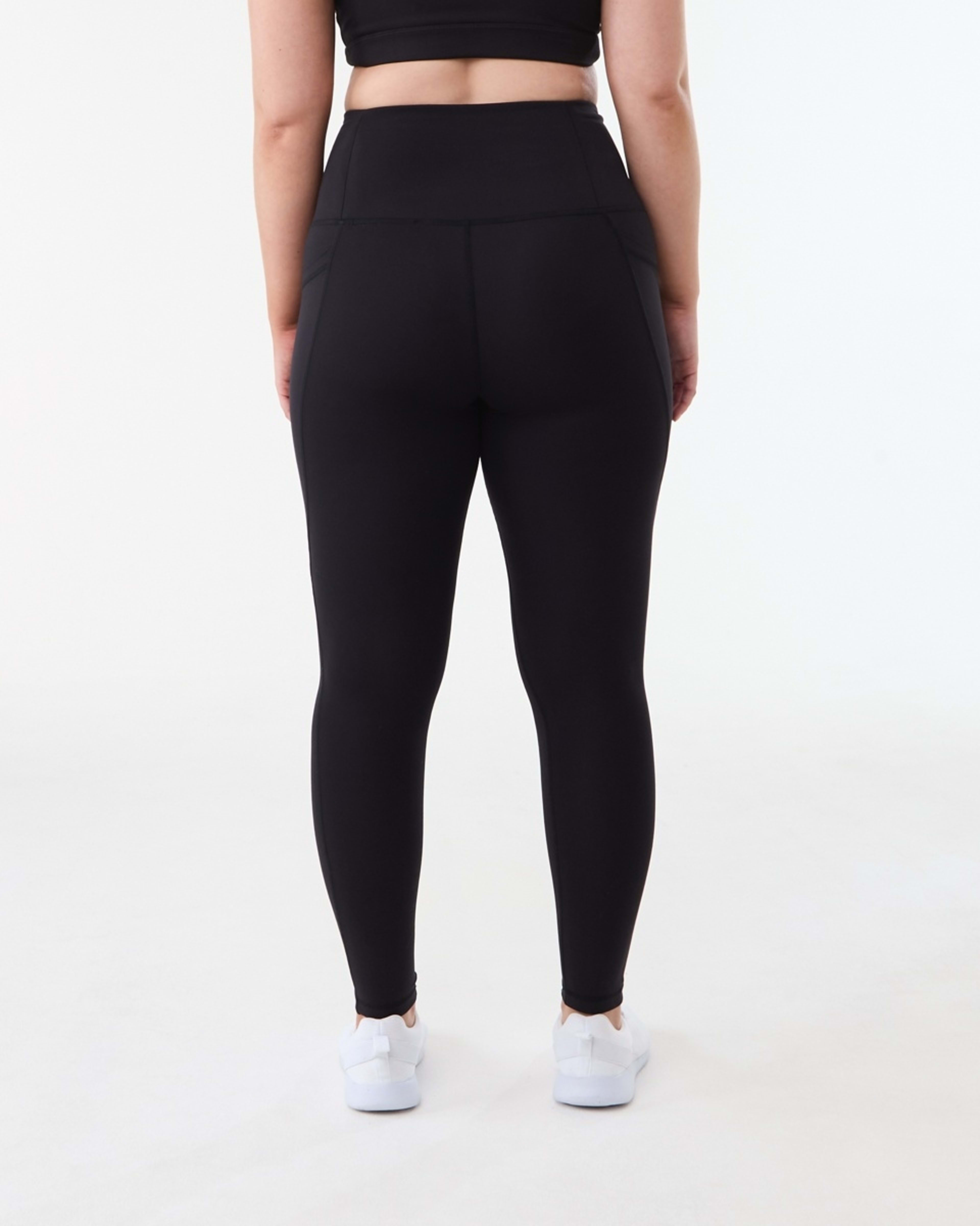 3 Active Womens Ultra High Rise Full Length Studio Leggings BLACK, 3 of 8