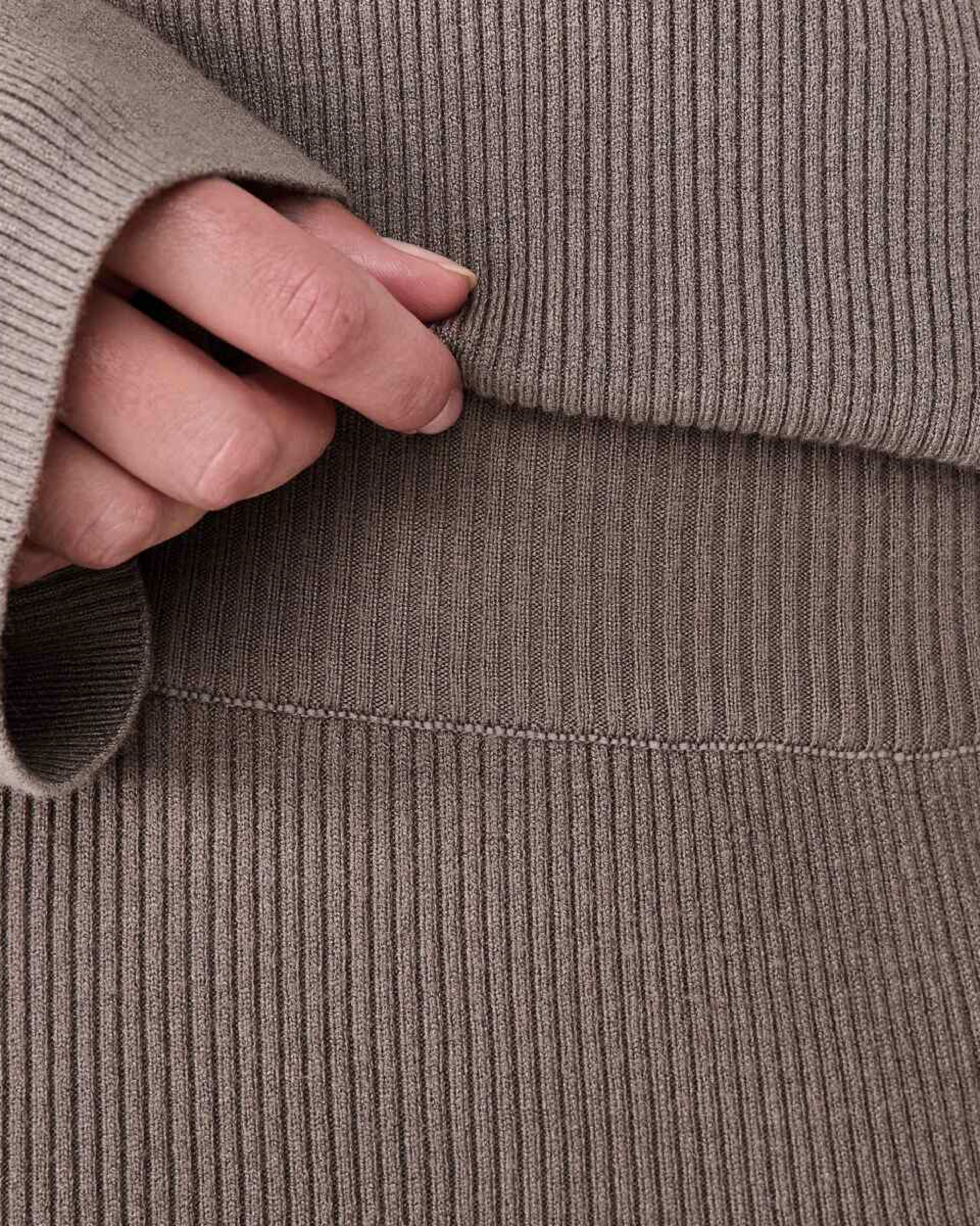 4 True Knit Rib Pants Taupe Brn, 4 of 5