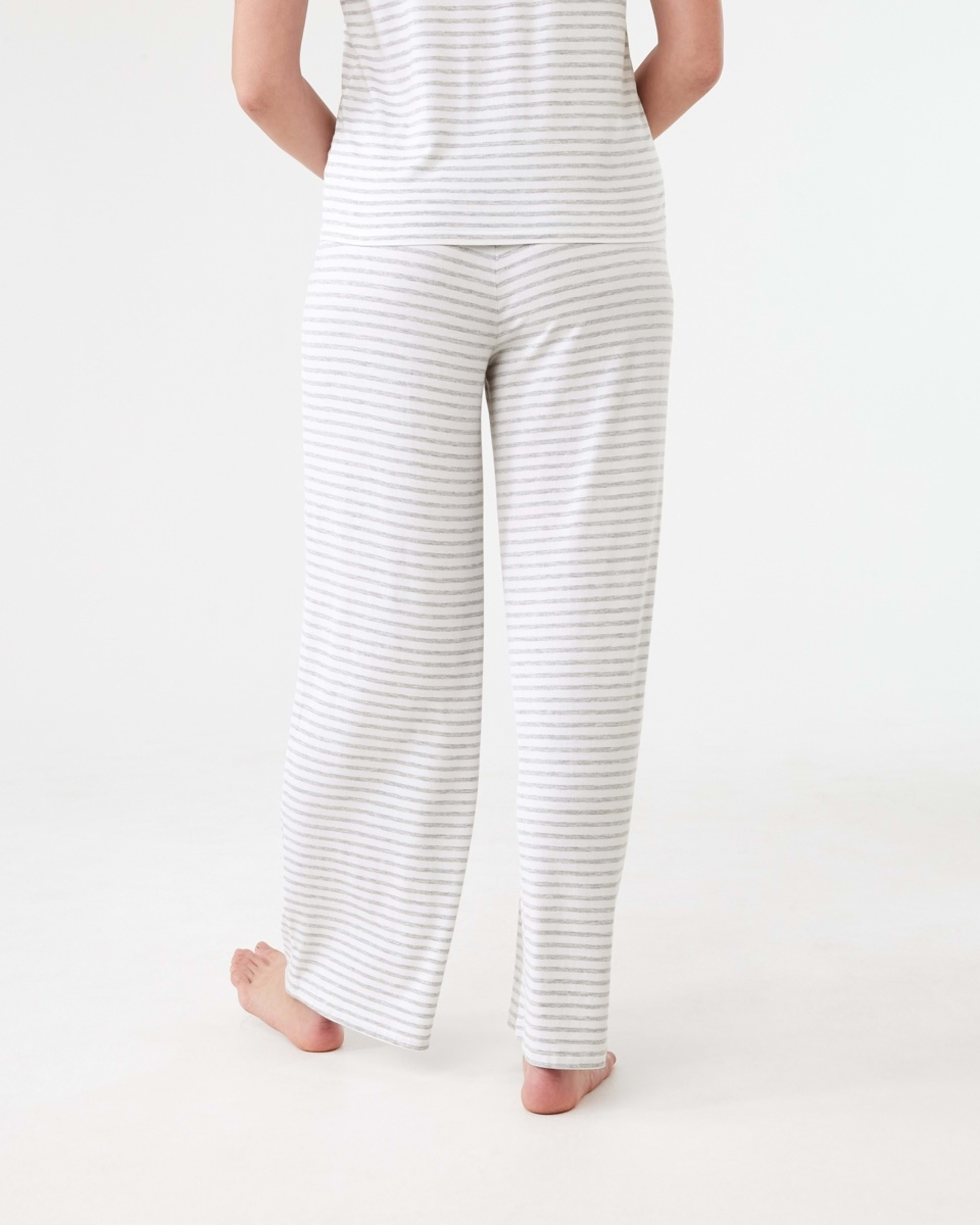 3 Viscose Pants MARLE STRIPE SILVER MARLE, 3 of 5