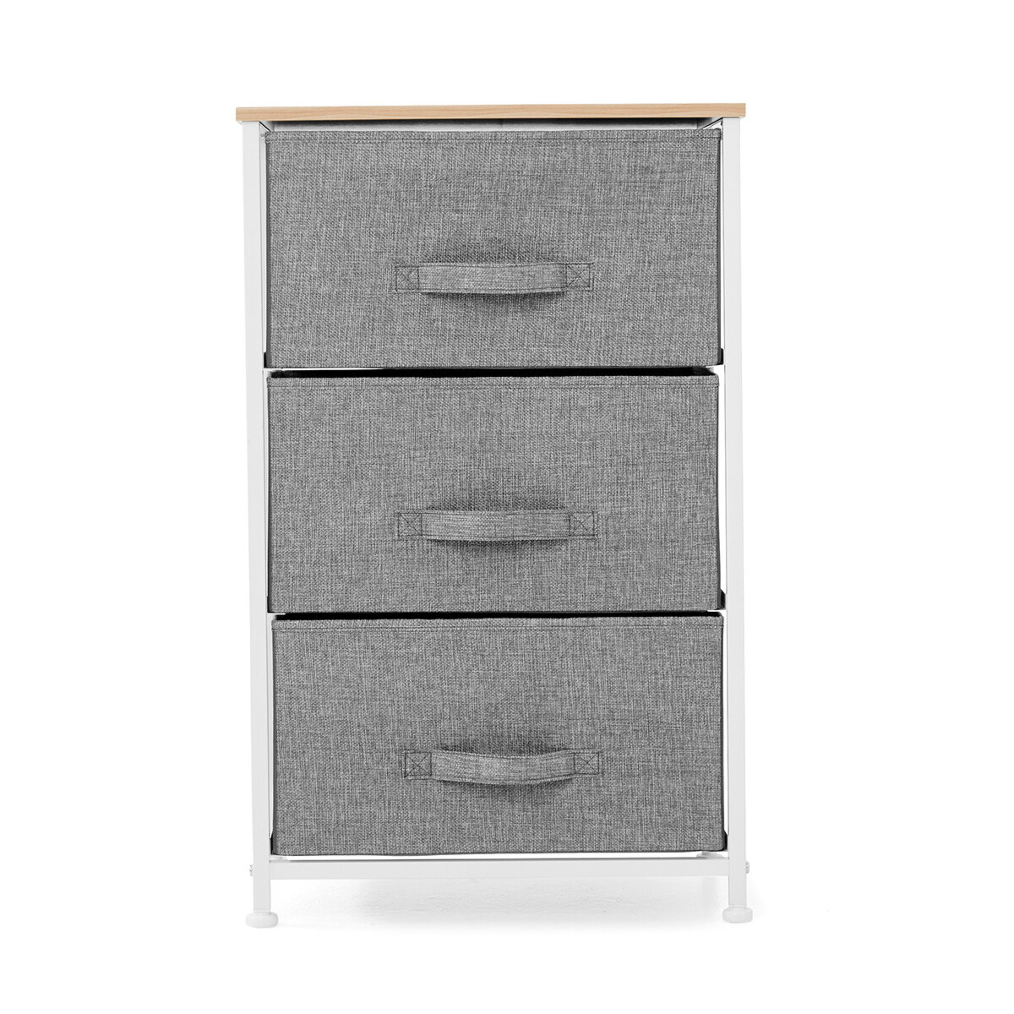 5 3 Drawer Chest - Grey, 5 of 10