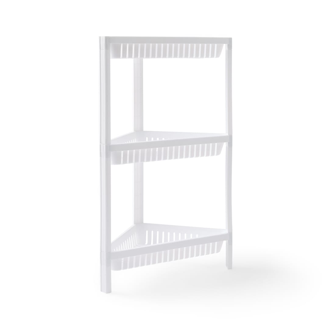 3 Tier Plastic Corner Shelf Kmart