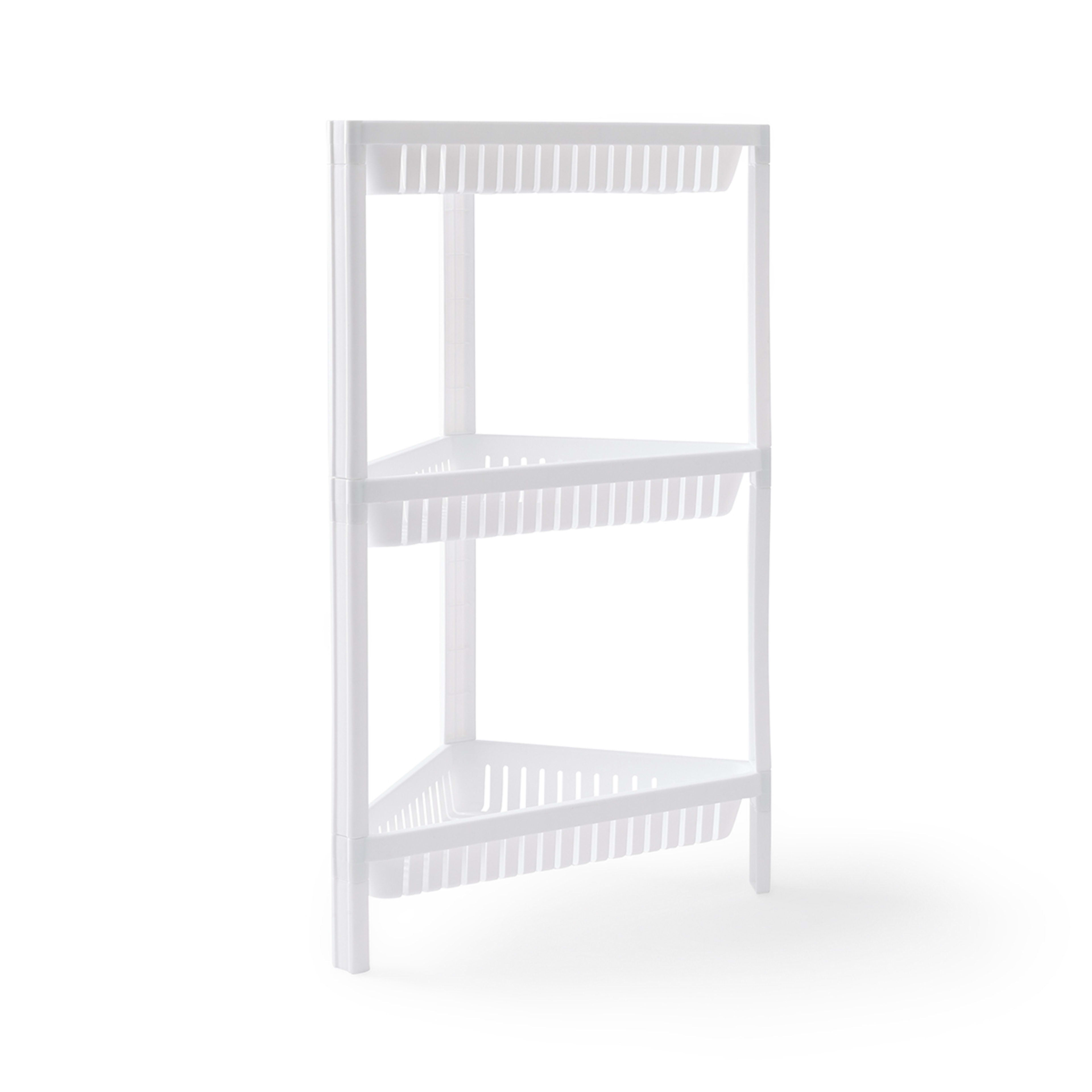 3 Tier Plastic Corner Shelf Kmart