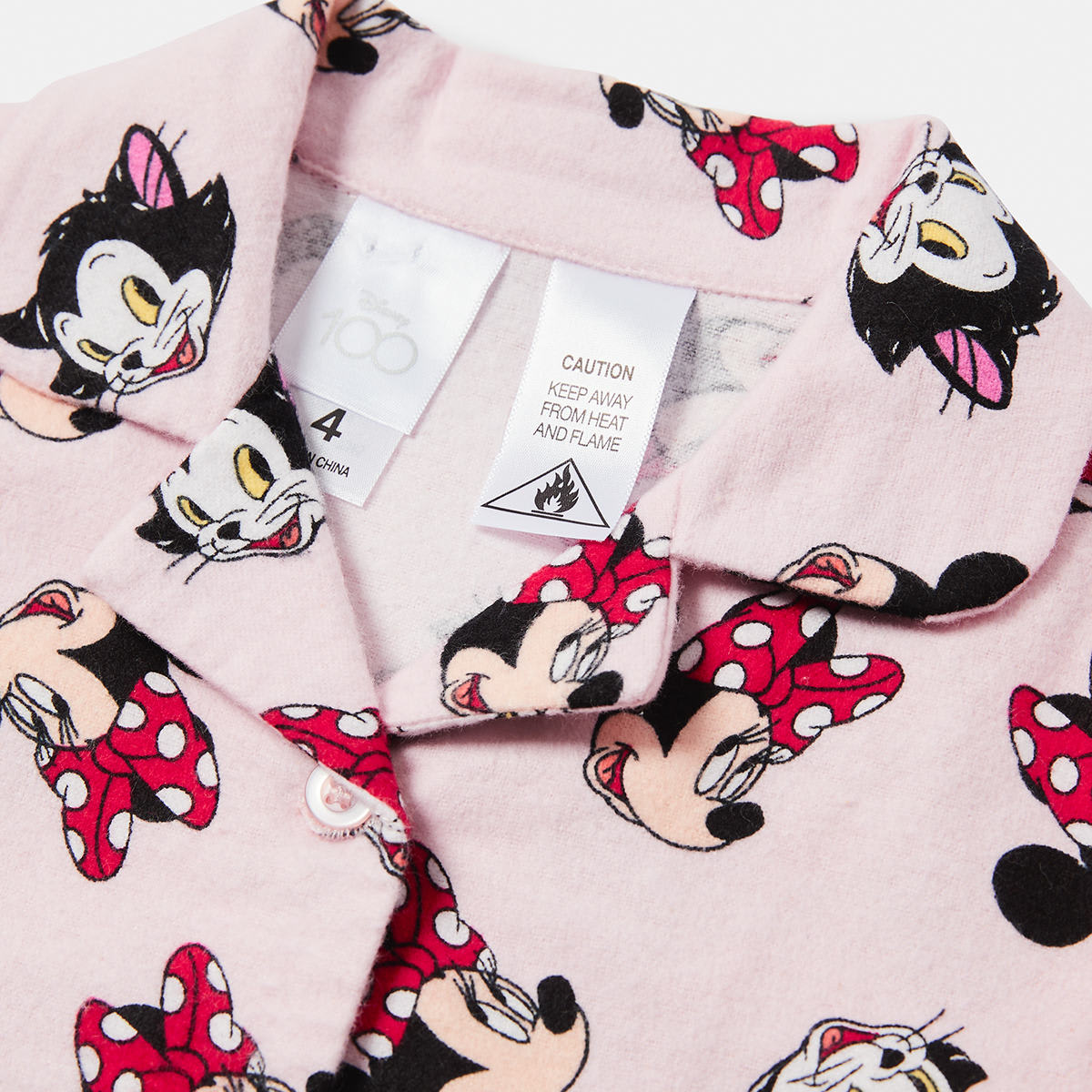 Minnie Mouse License Flannelette Pyjama Set Kmart