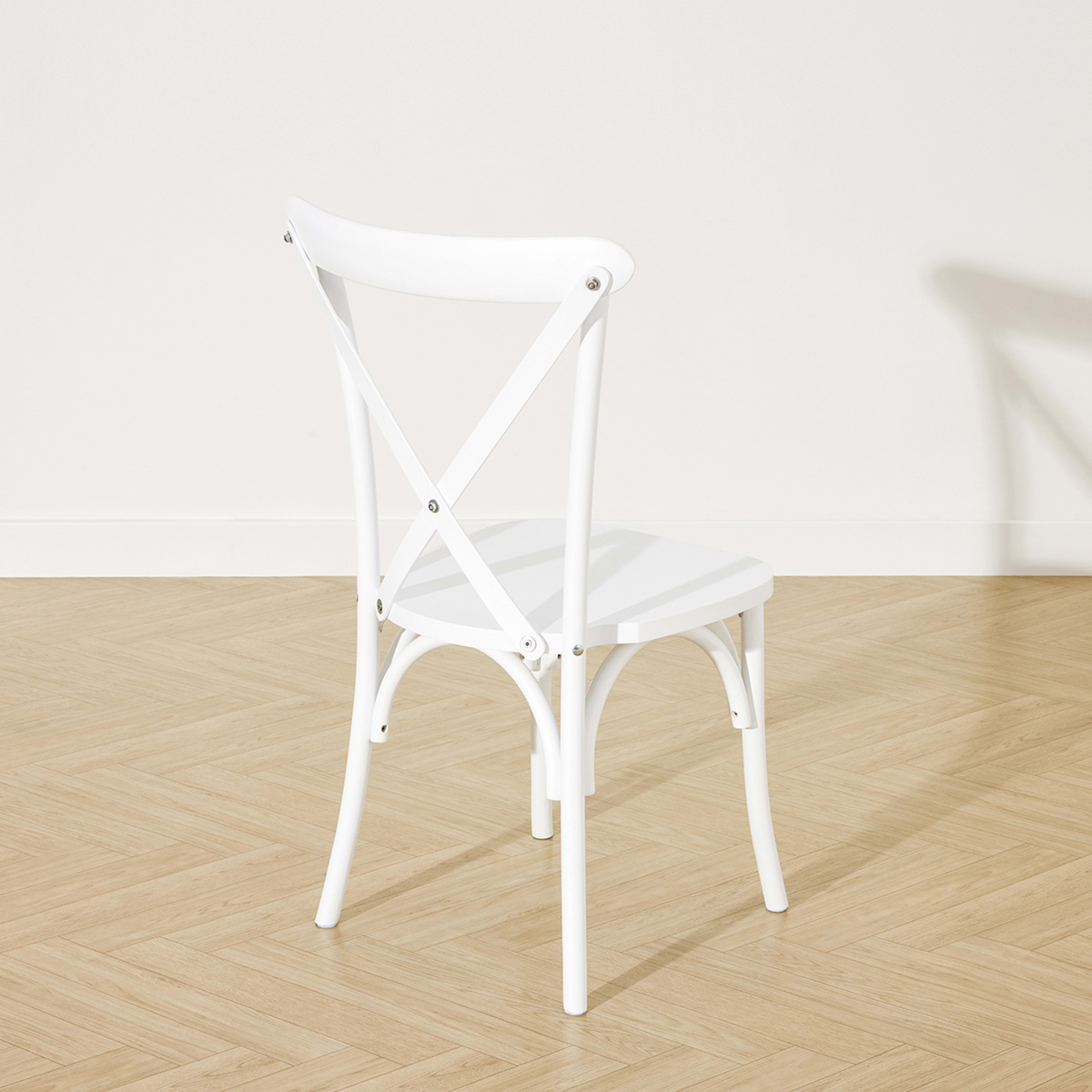 6 Set of 2 Cross Back Chairs, 6 of 10