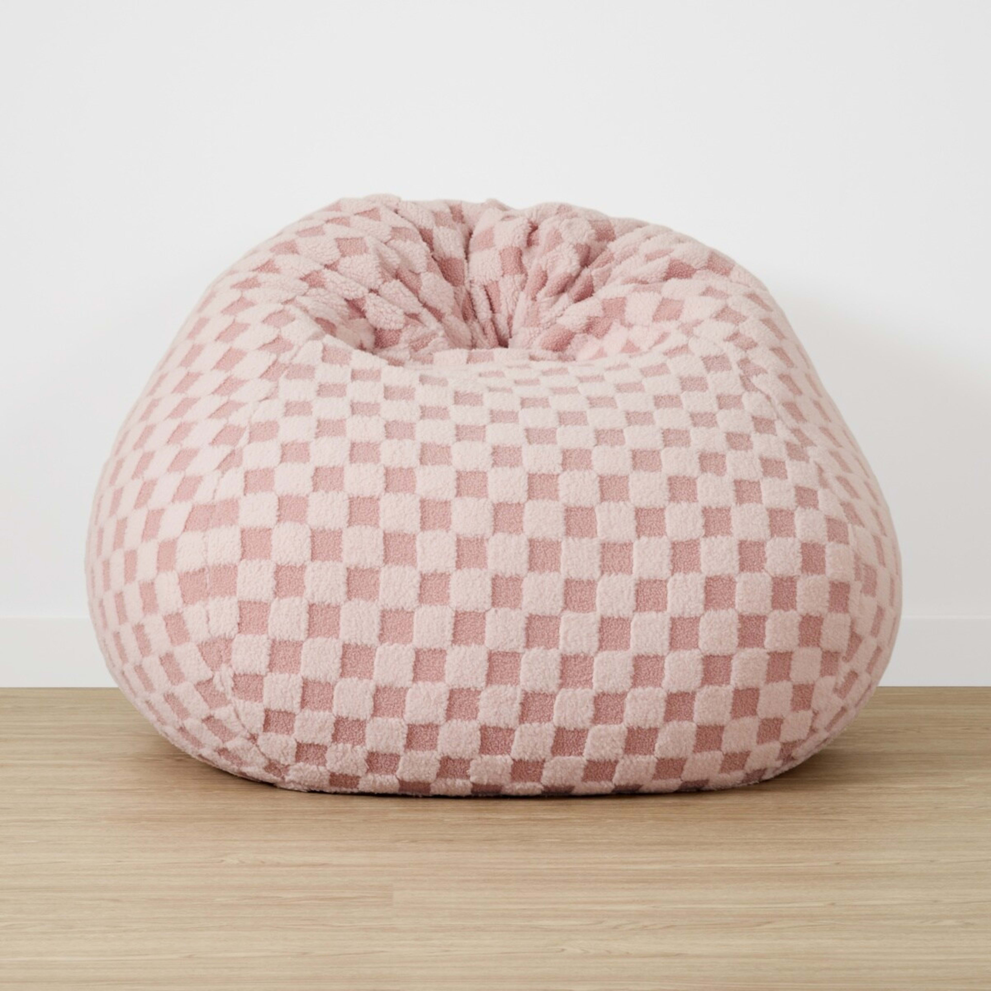 2 Checker Bean Bag - Pink, 2 of 7