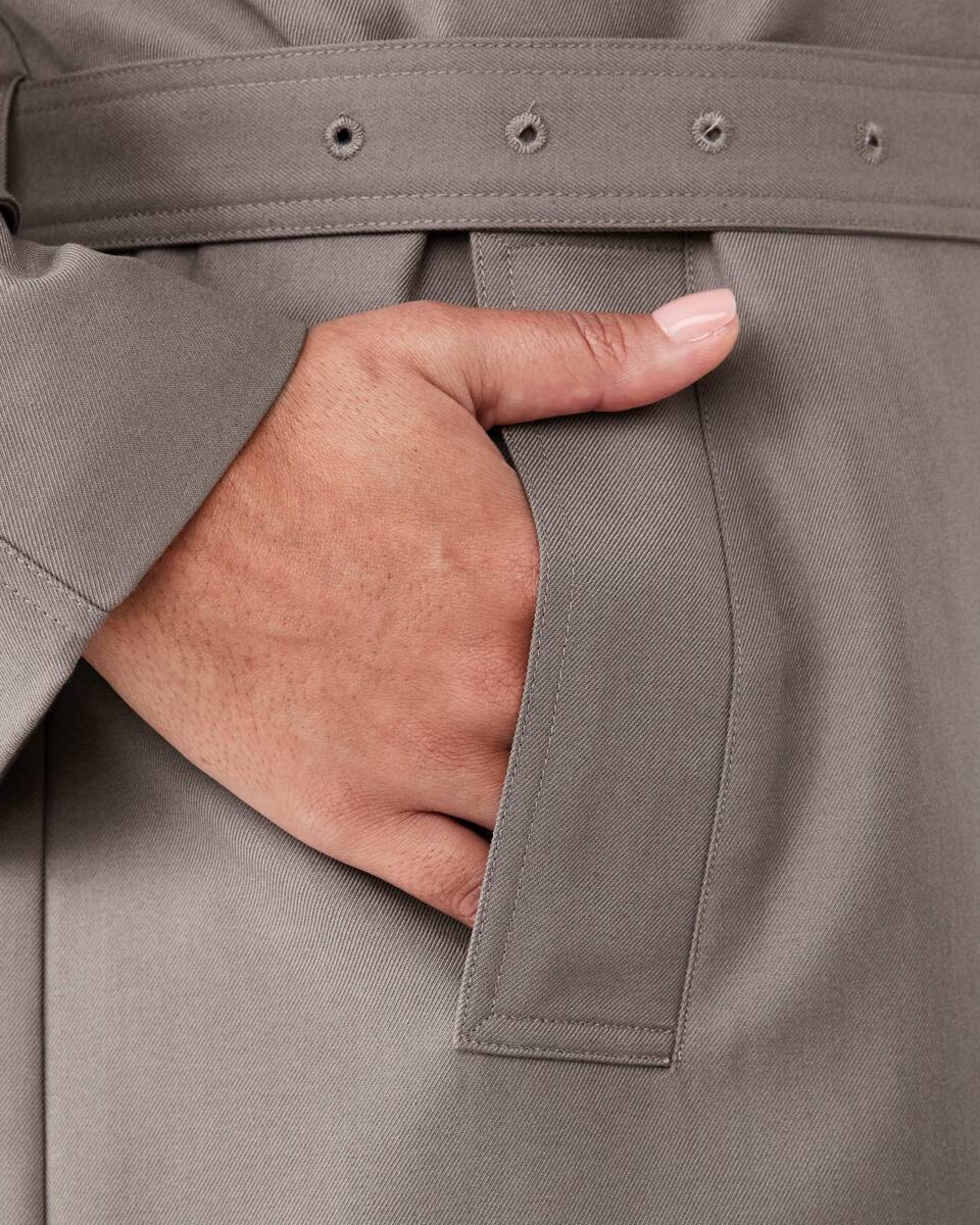 8 Lightweight Trench Coat Taupe Brn, 8 of 10