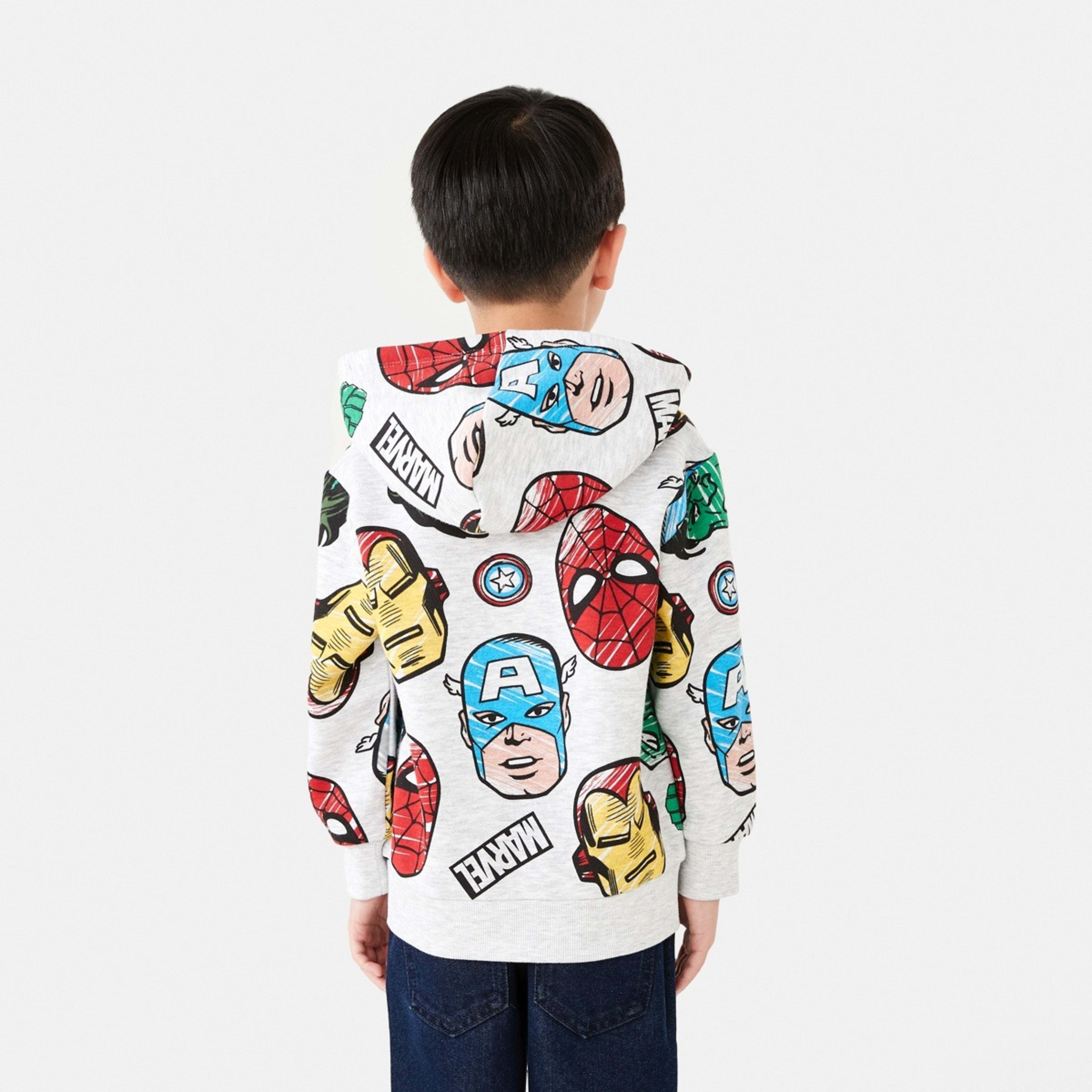2 Marvel License Print Hoodie Marvel, 2 of 8