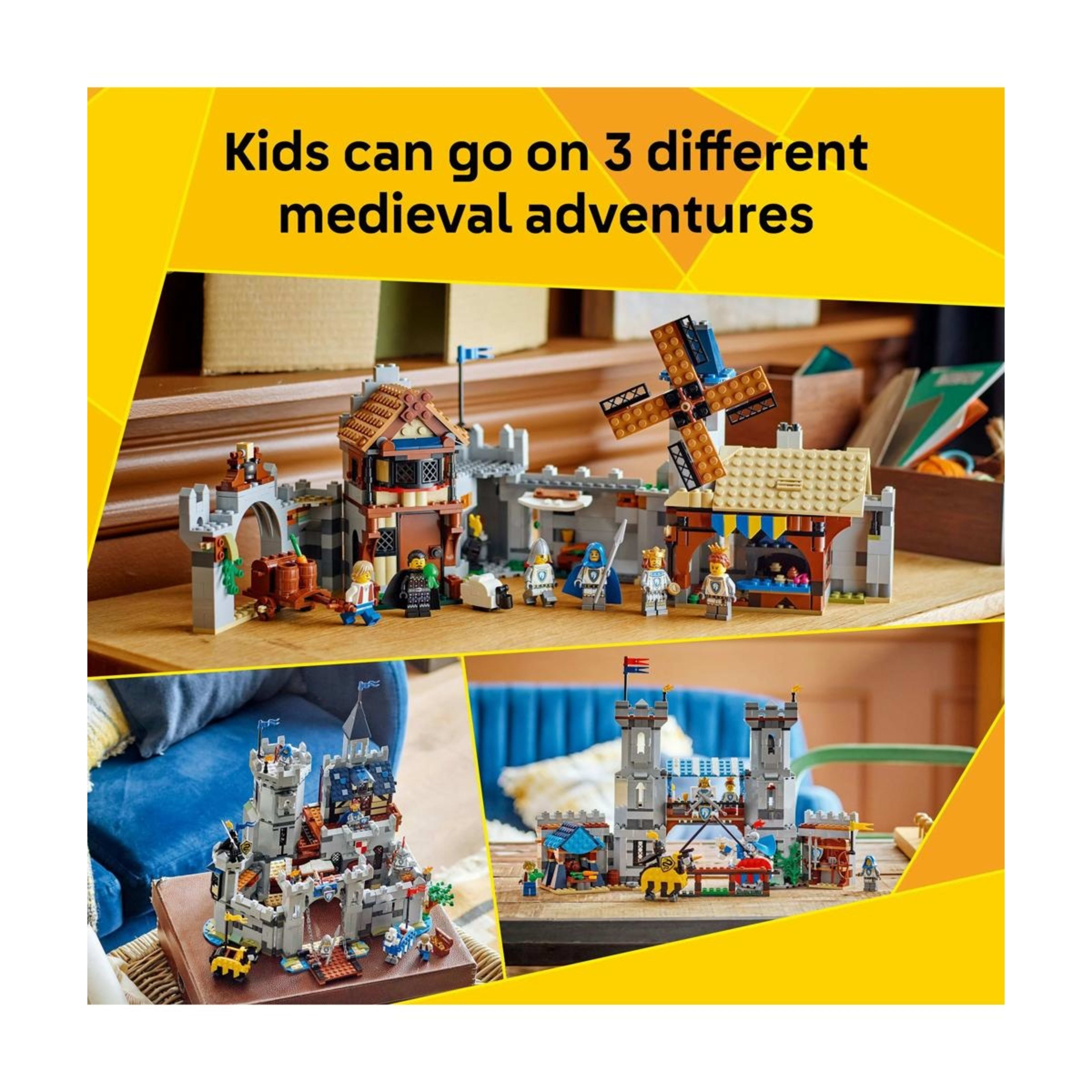 4 LEGO Creator Medieval Horse Knight Castle 31168, 4 of 10