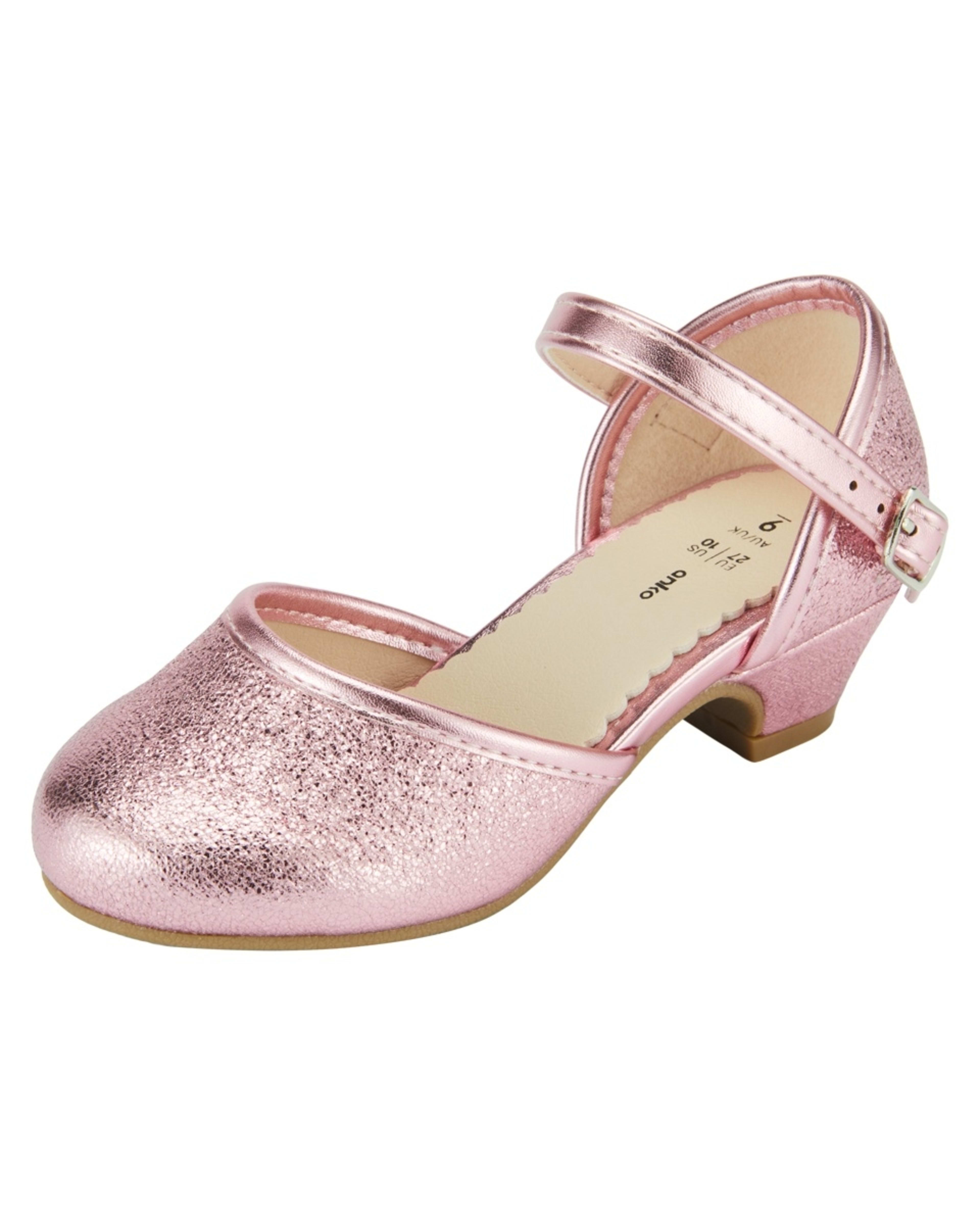 3 Junior Heels LIGHT PINK GLITTER, 3 of 5