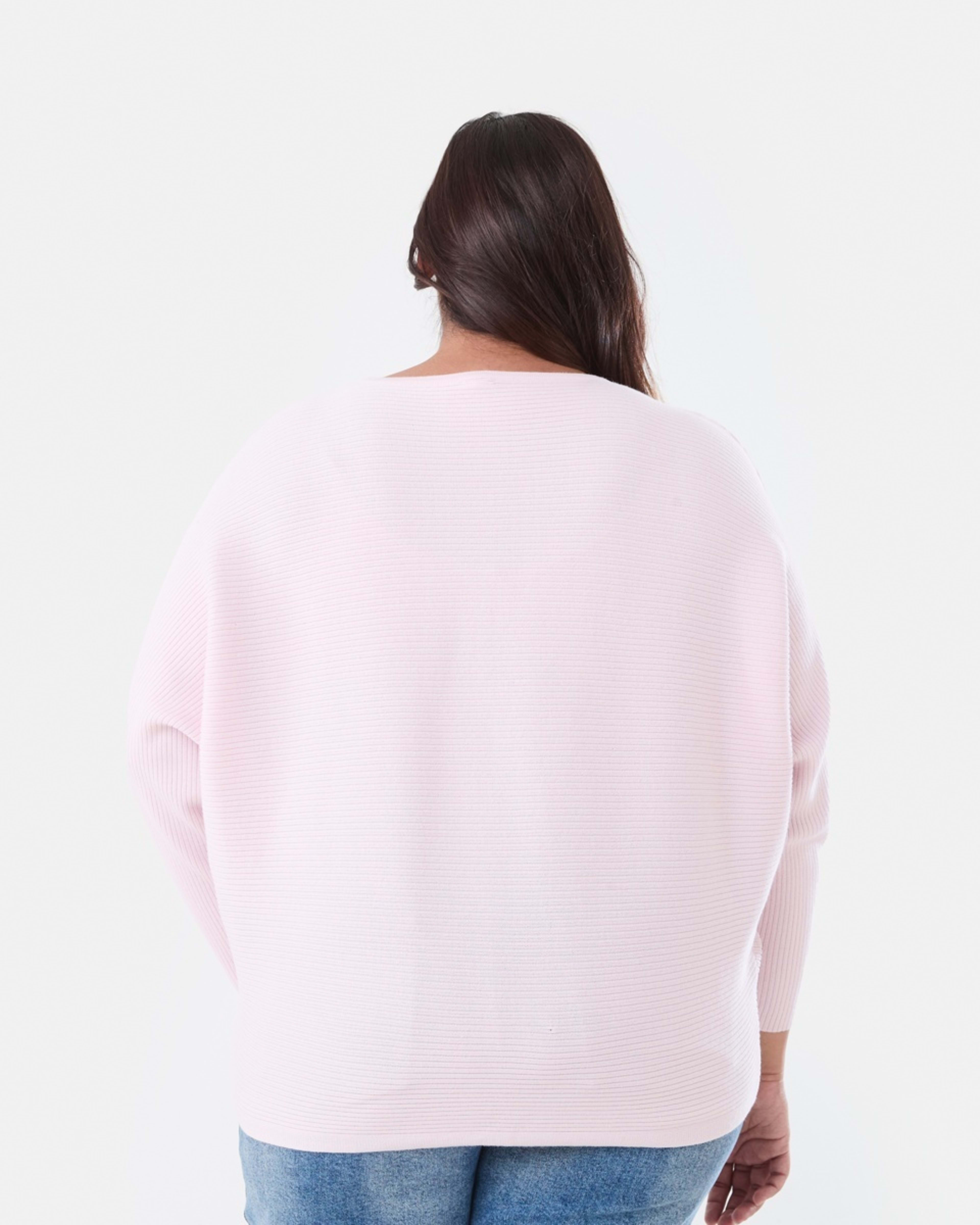3 Curve Long Sleeve Batwing Jumper SOFT BLOSSOM, 3 of 5