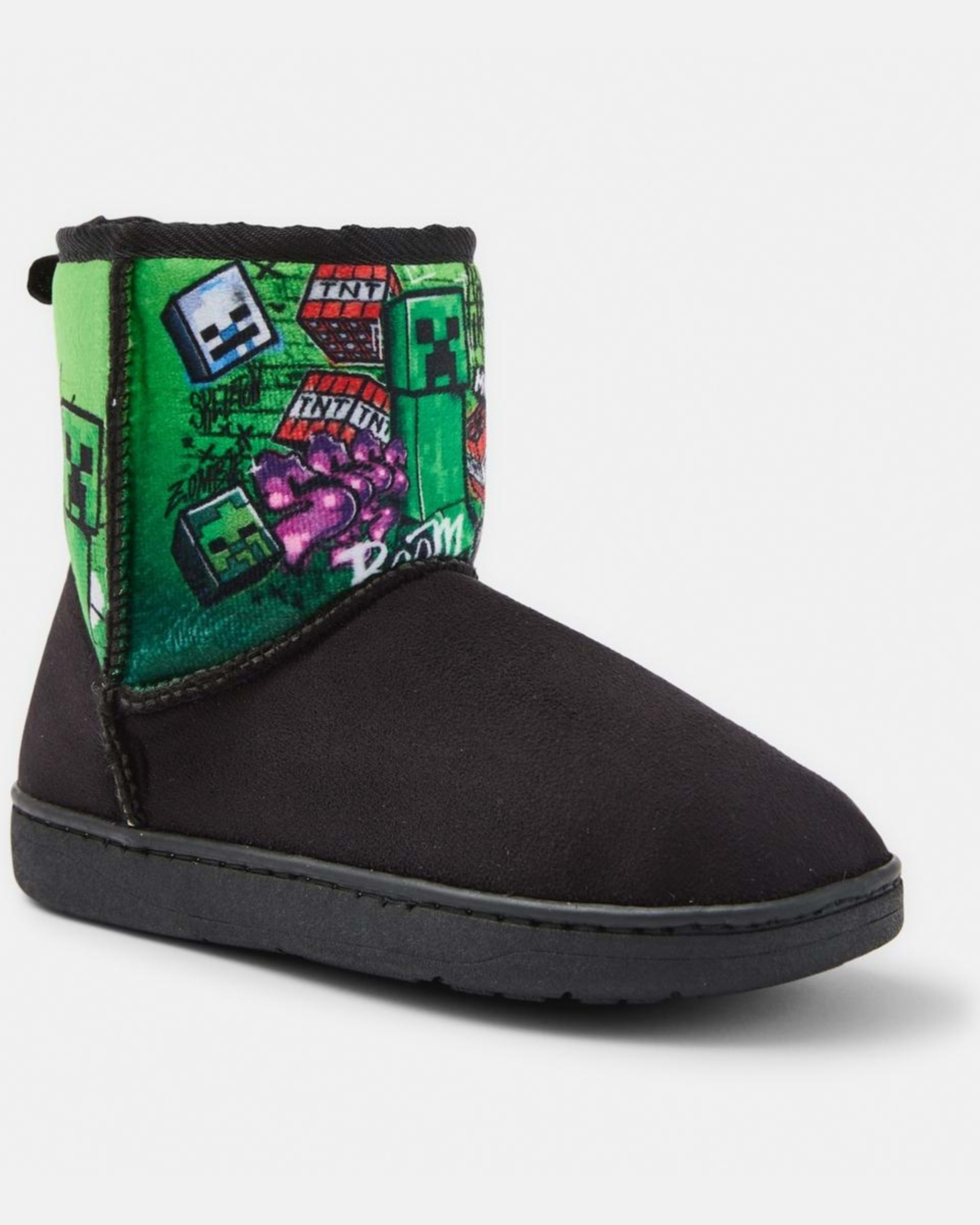 2 Senior Minecraft License Slipper Boots Minecraft Metro Art, 2 of 4