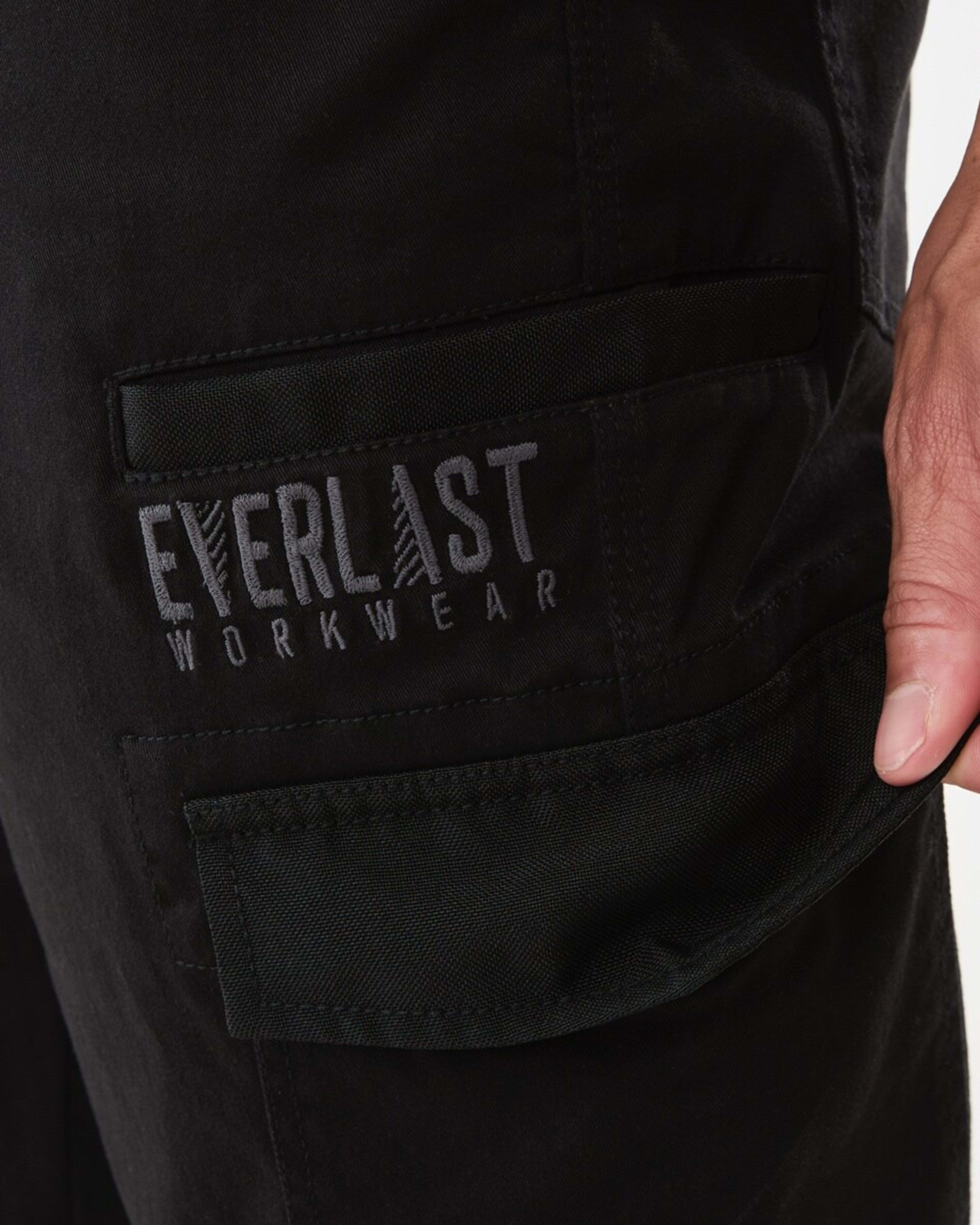4 Everlast Work Canvas Joggers BLACK, 4 of 7