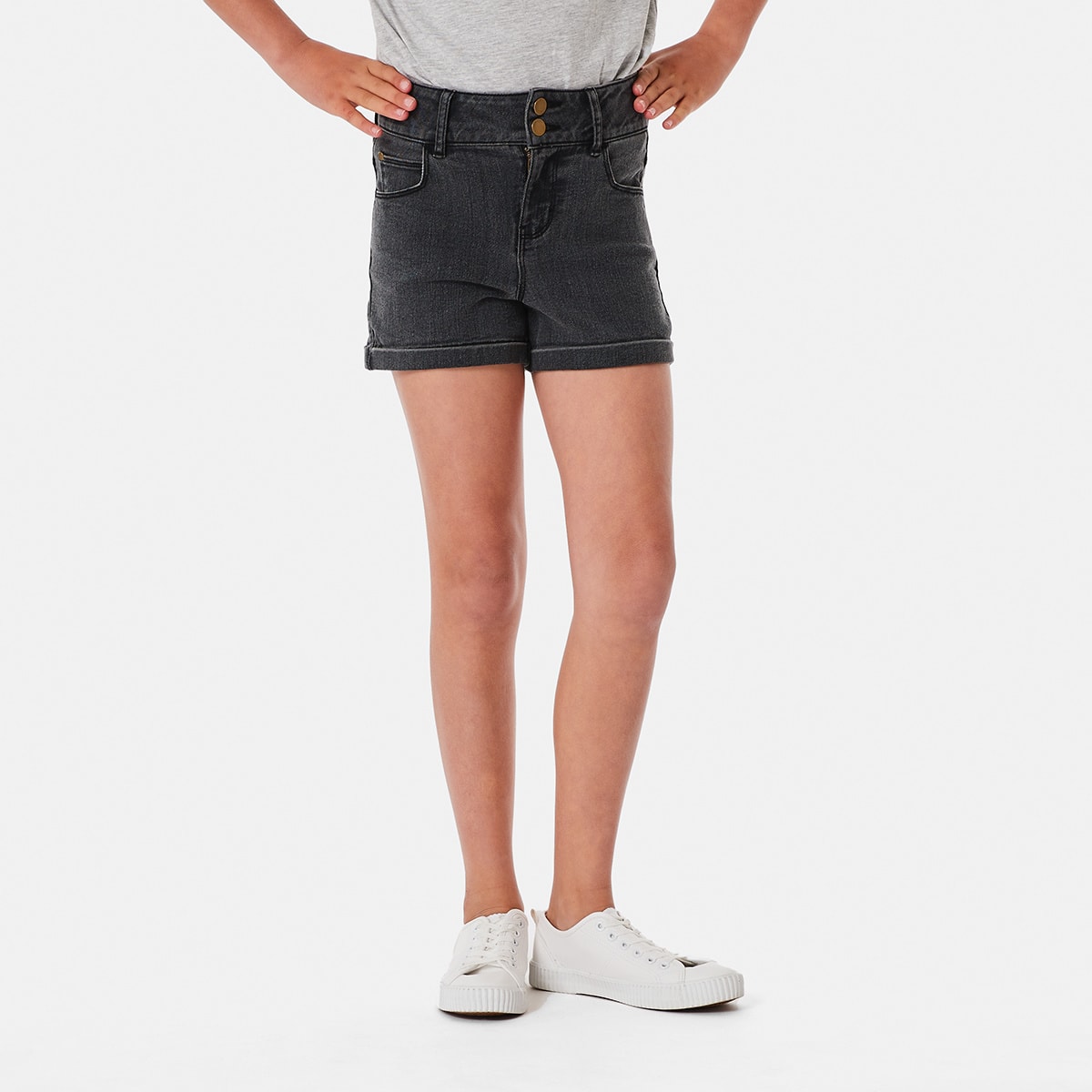 High Waisted Shorts - Kmart