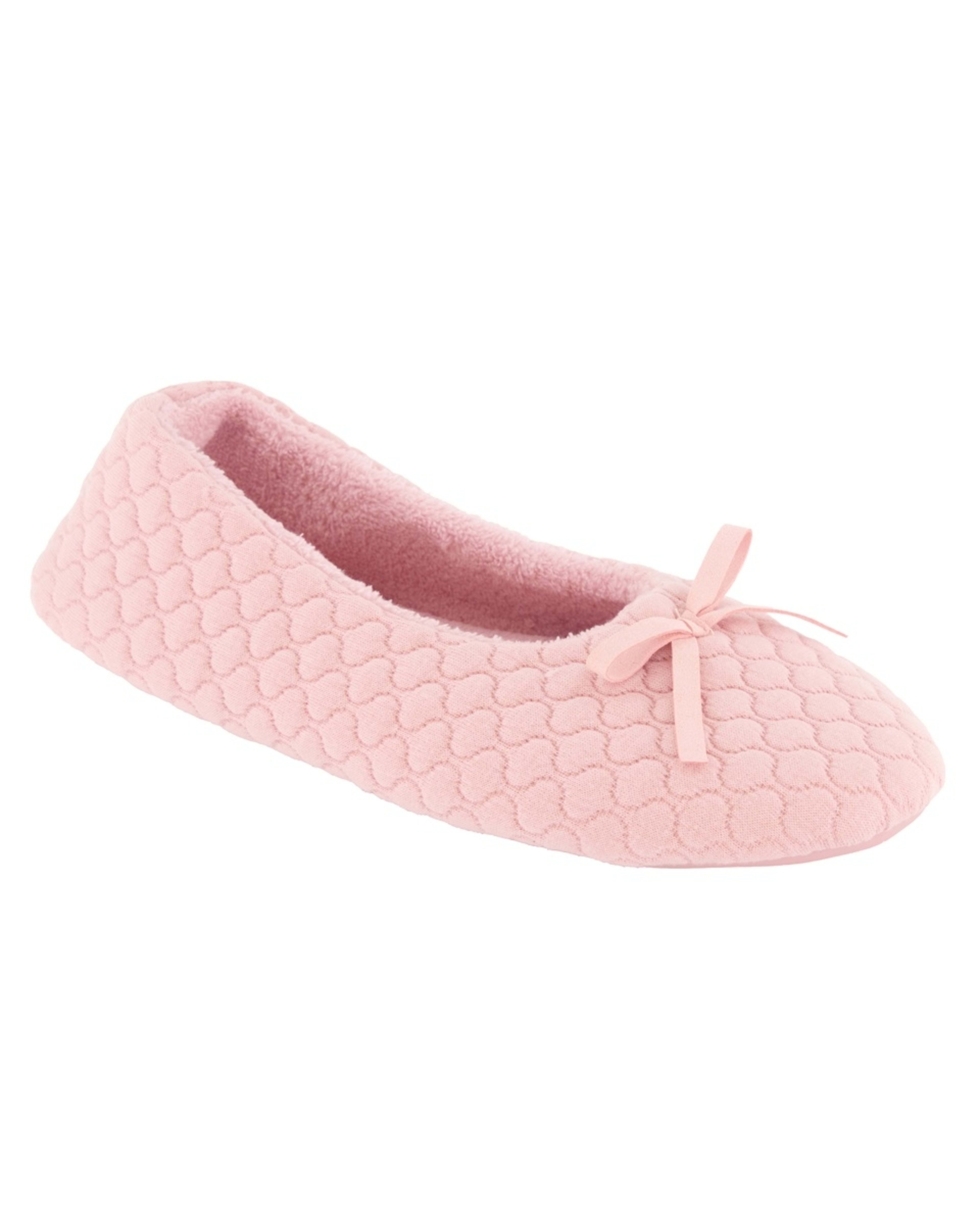 1 Quilted Ballet Slippers PINK LILY