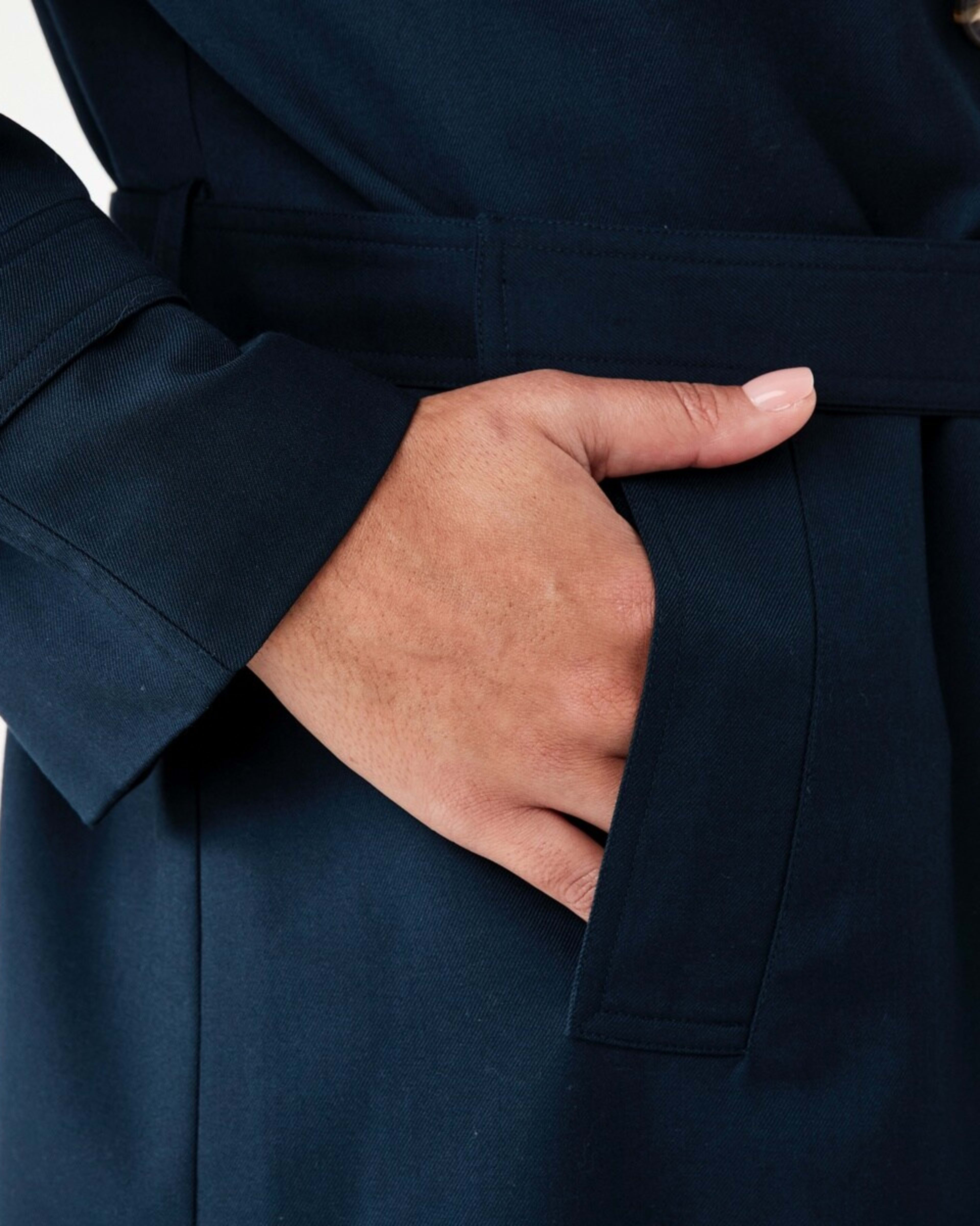 8 Lightweight Trench Coat Navy Blaze, 8 of 10