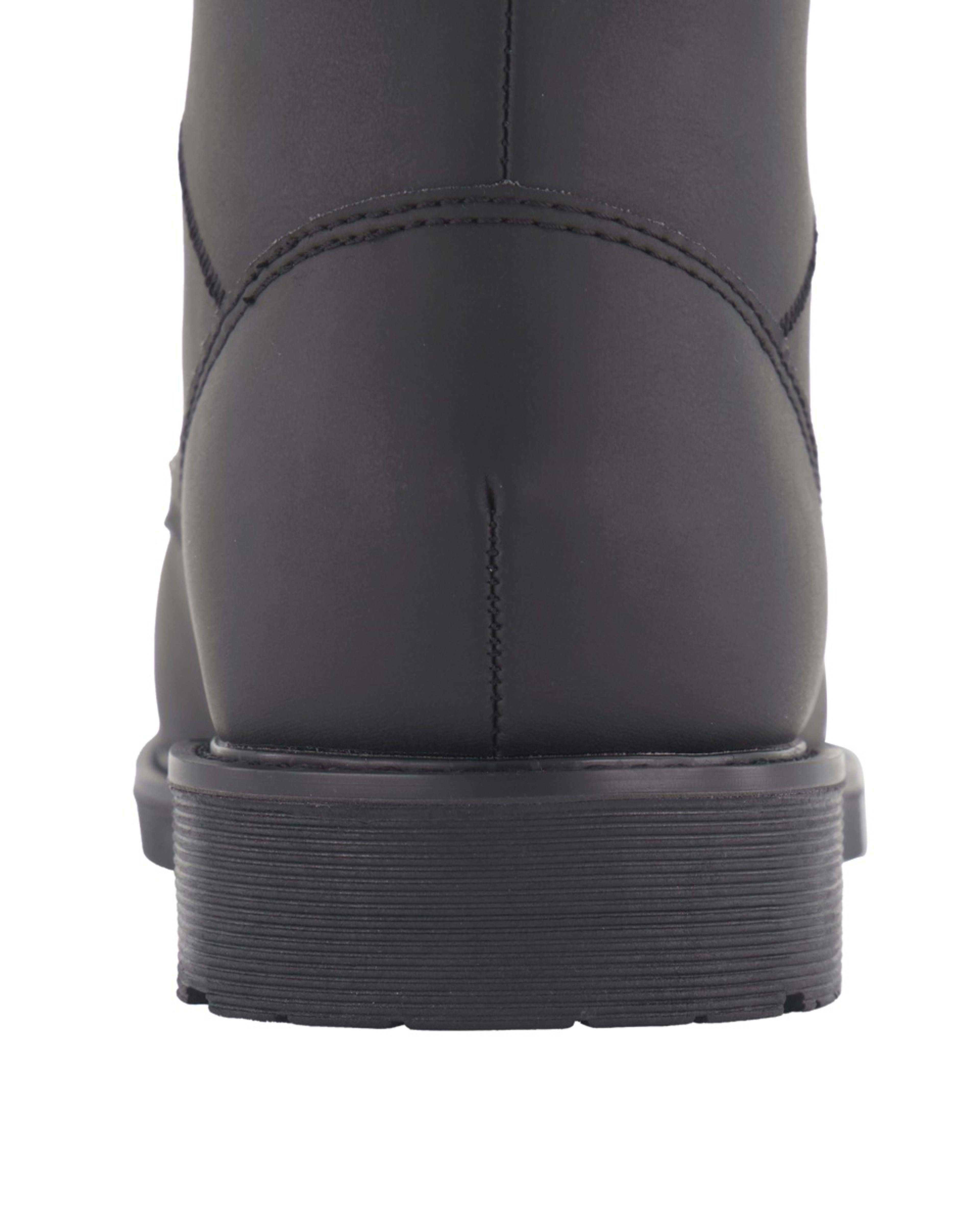 3 Padded Collar Boots Black, 3 of 4