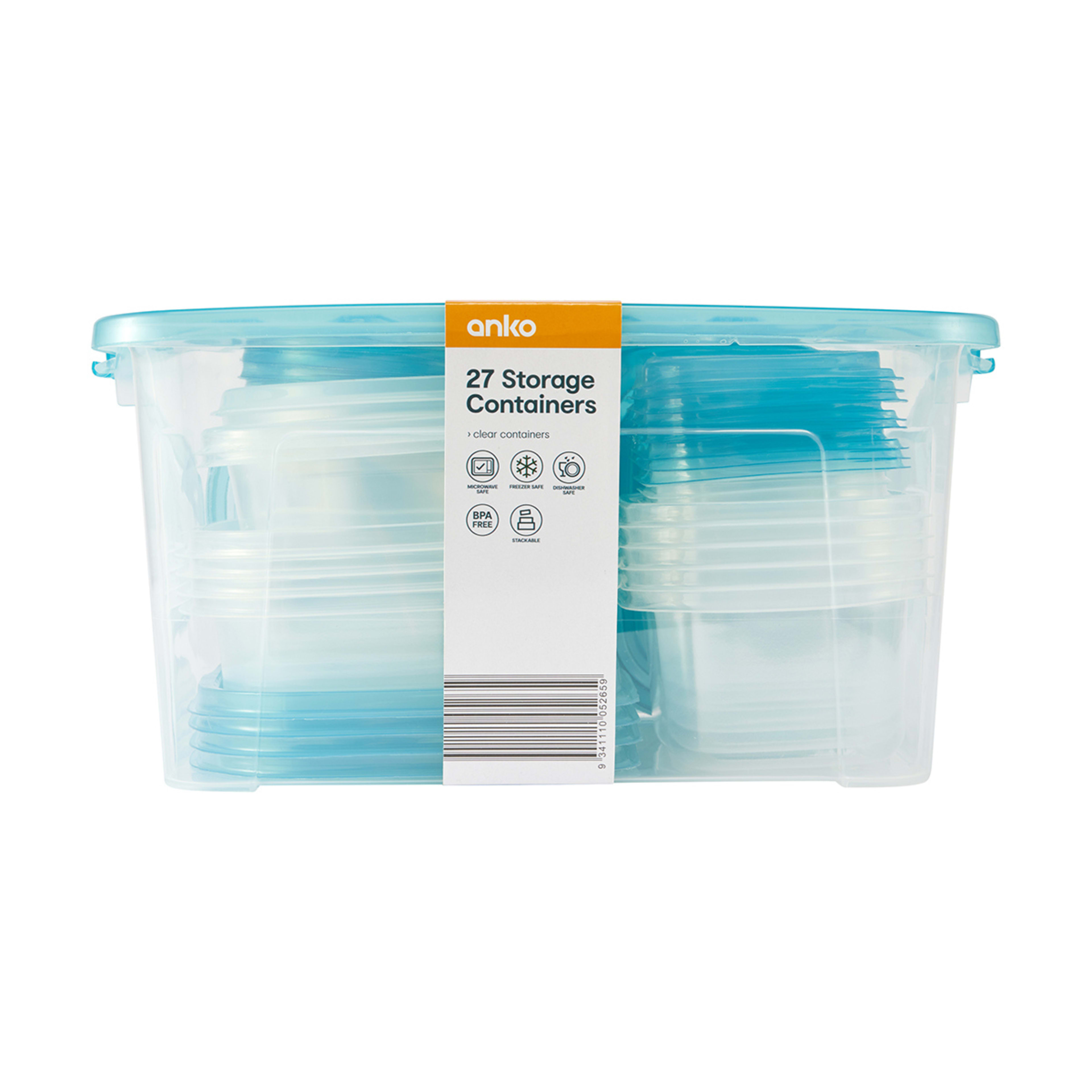 27 Pack Storage Containers Kmart