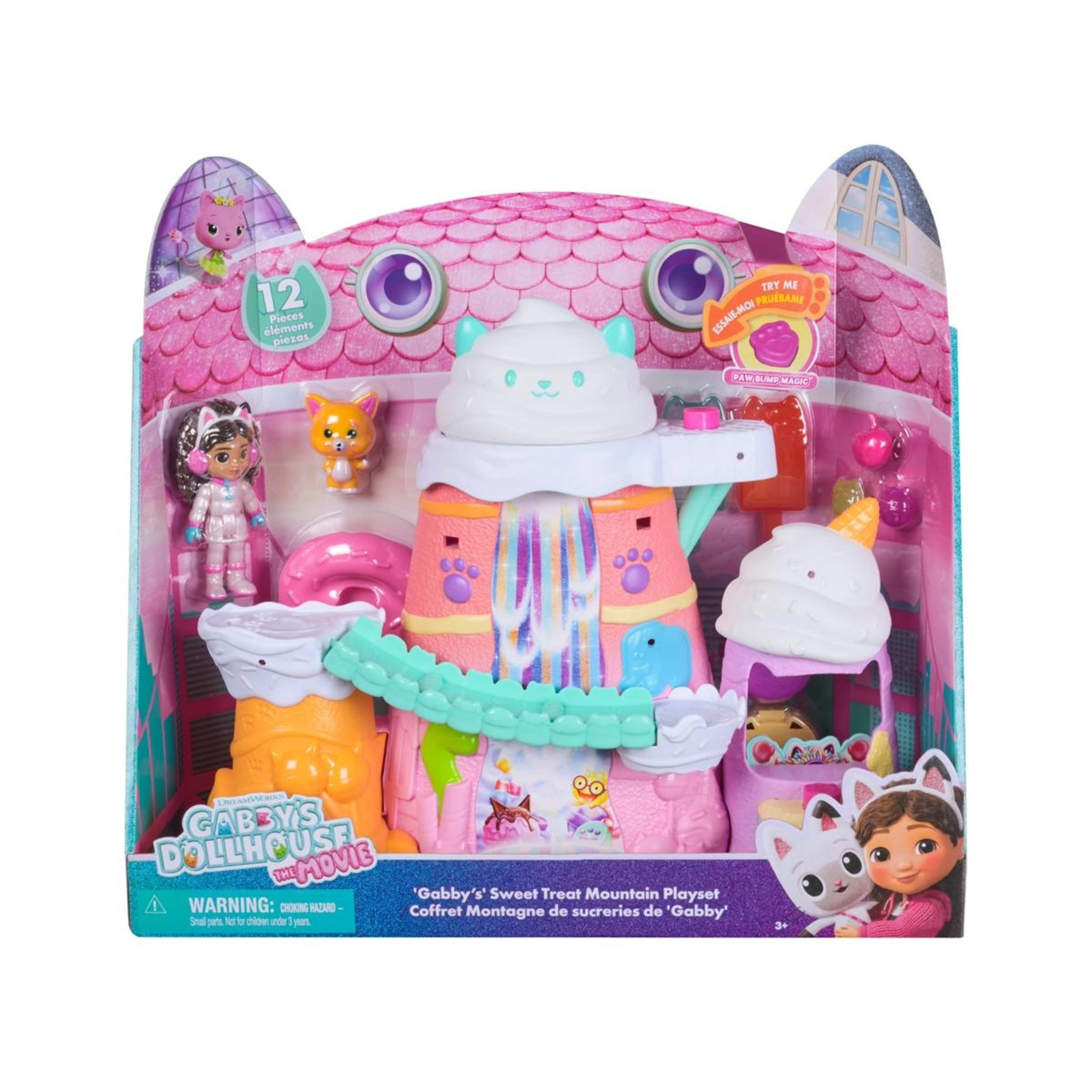 1 12 Piece Gabby's Dollhouse: The Movie Gabby's Sweet Treat Mountain Playset