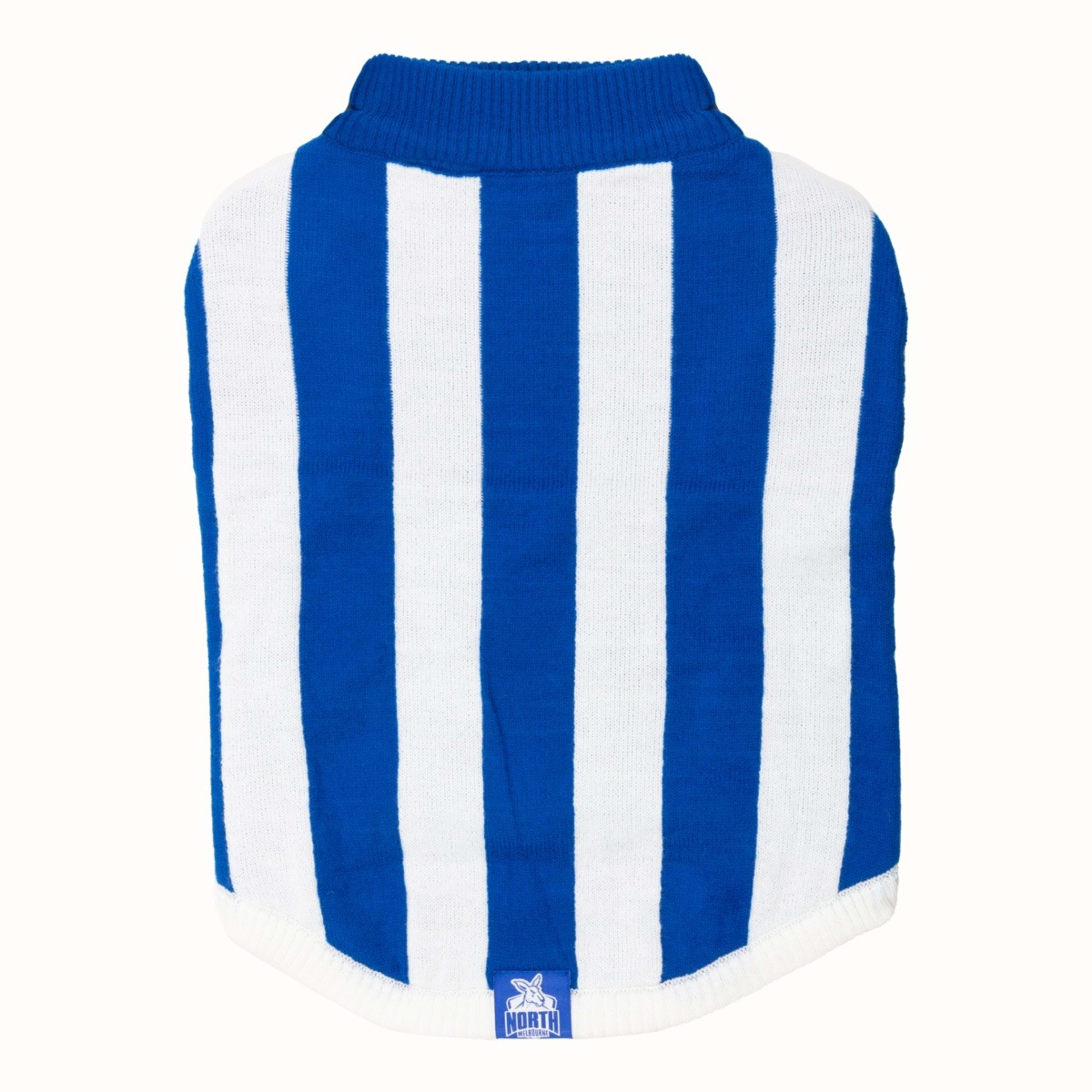 1 AFL North Melbourne Tasmanian Kangaroos Pet Jumper - Small