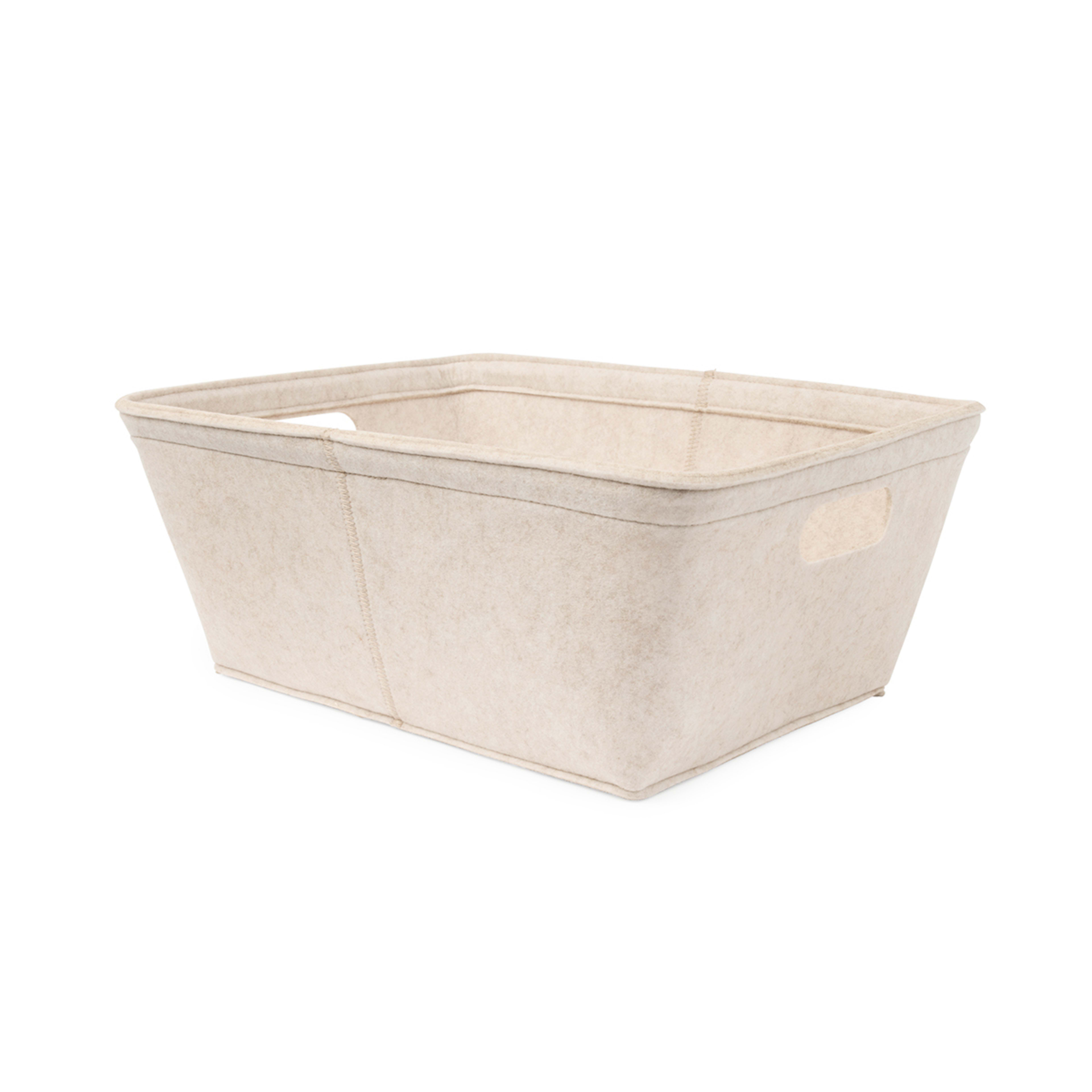 1 Felt Tub - Small, Beige