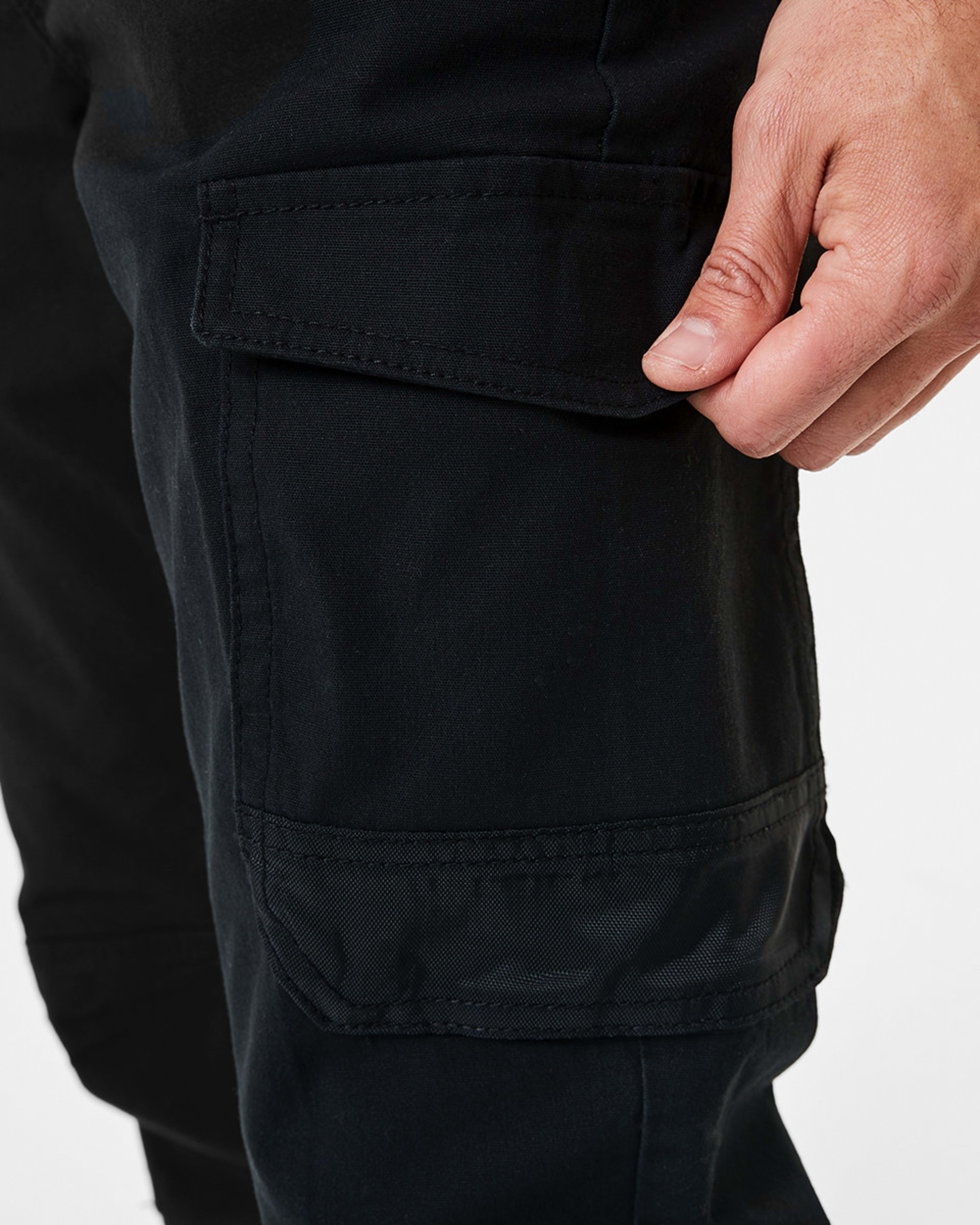5 Slim Leg Work Pants Black, 5 of 7